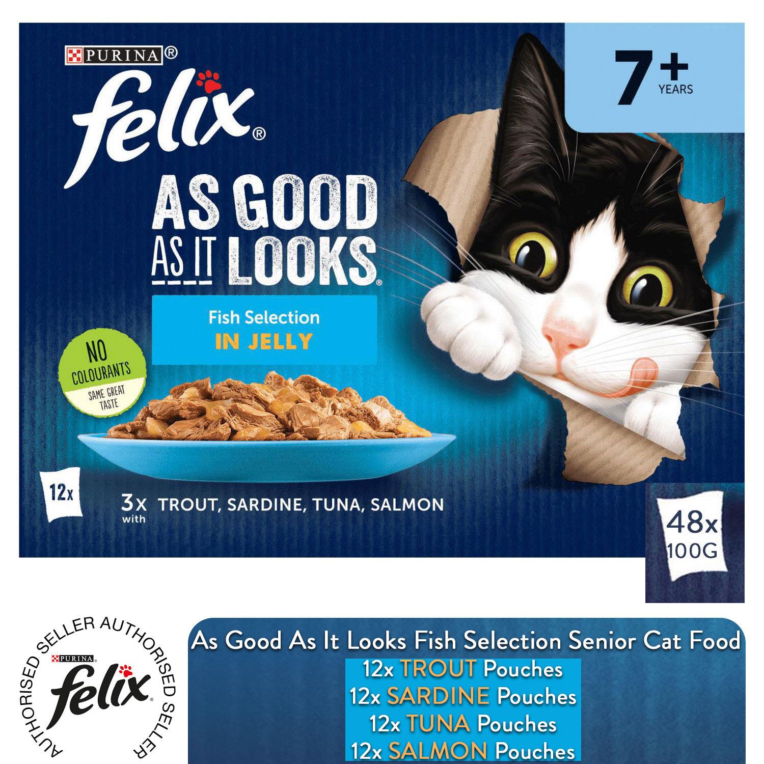 Felix mokra karma dla kotów tak dobra, jak wygląda Mieszaj ryby w galaretce - opakowania zbiorcze - Zdjęcie 9 z 28