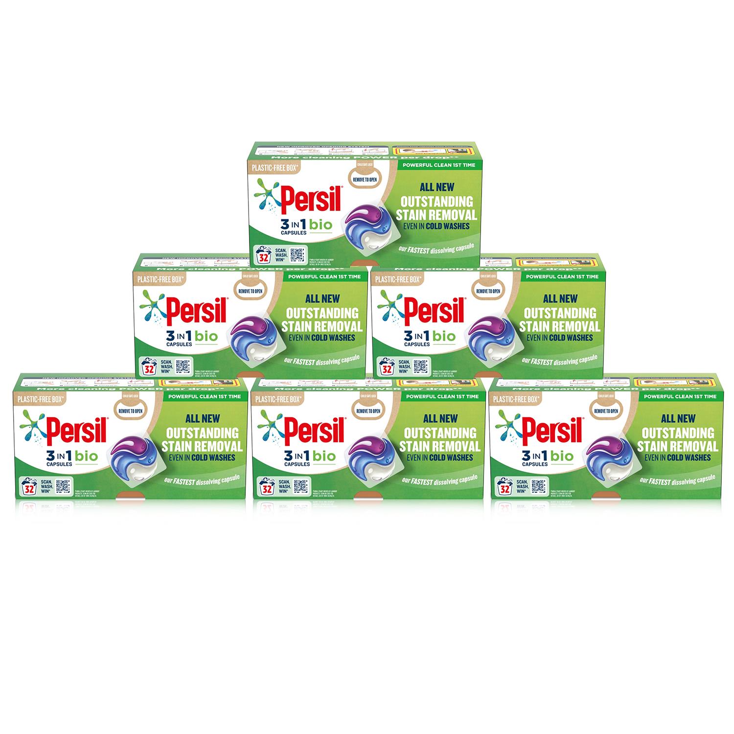 Persil 3-in-1 Washing Capsules, Colour Protect, Bio or Non-bio, 32 Washes - Picture 75 of 130