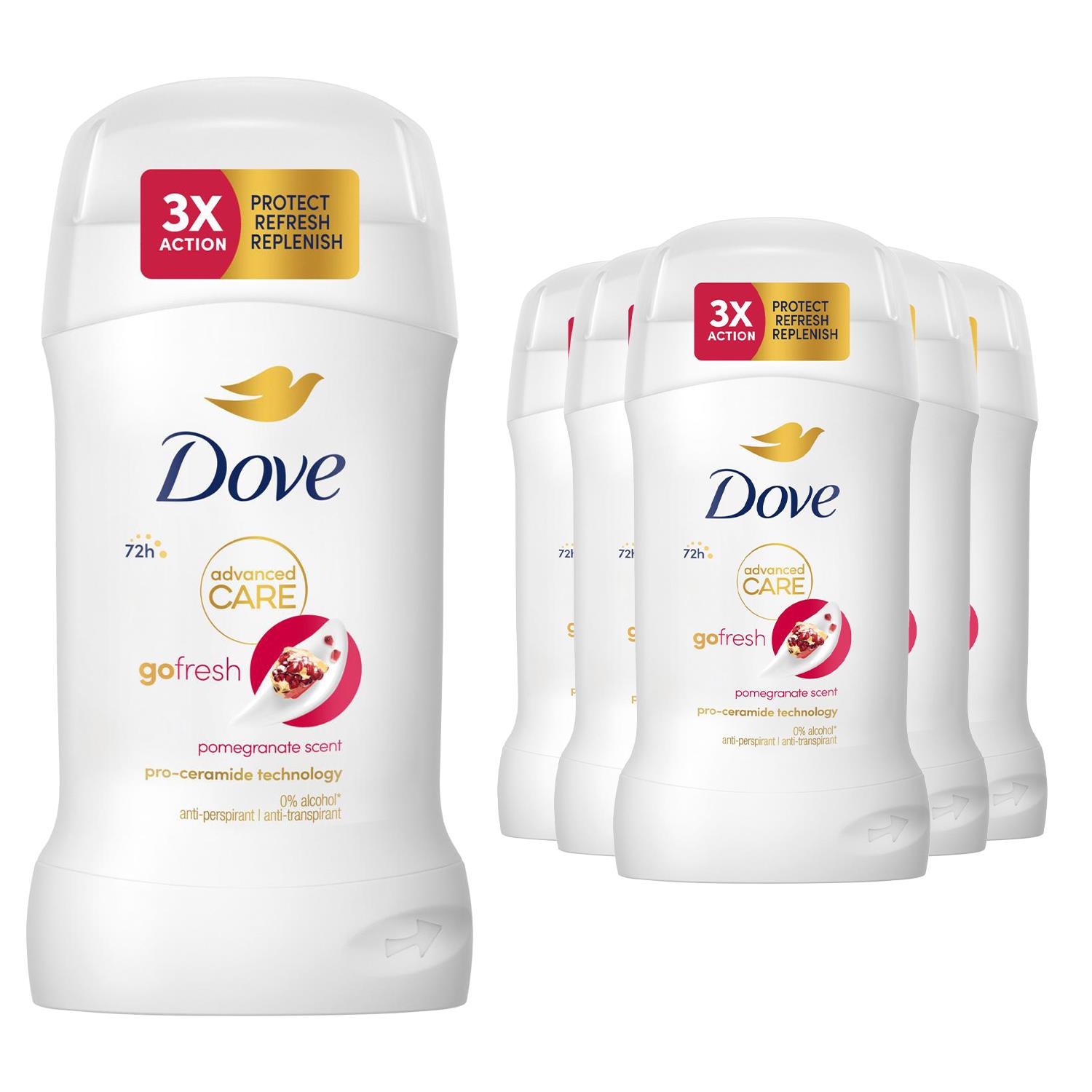 Dove Women Anti-Perspirant Deodorant Stick with 48H Sweat Protection, 50ml - Picture 56 of 141