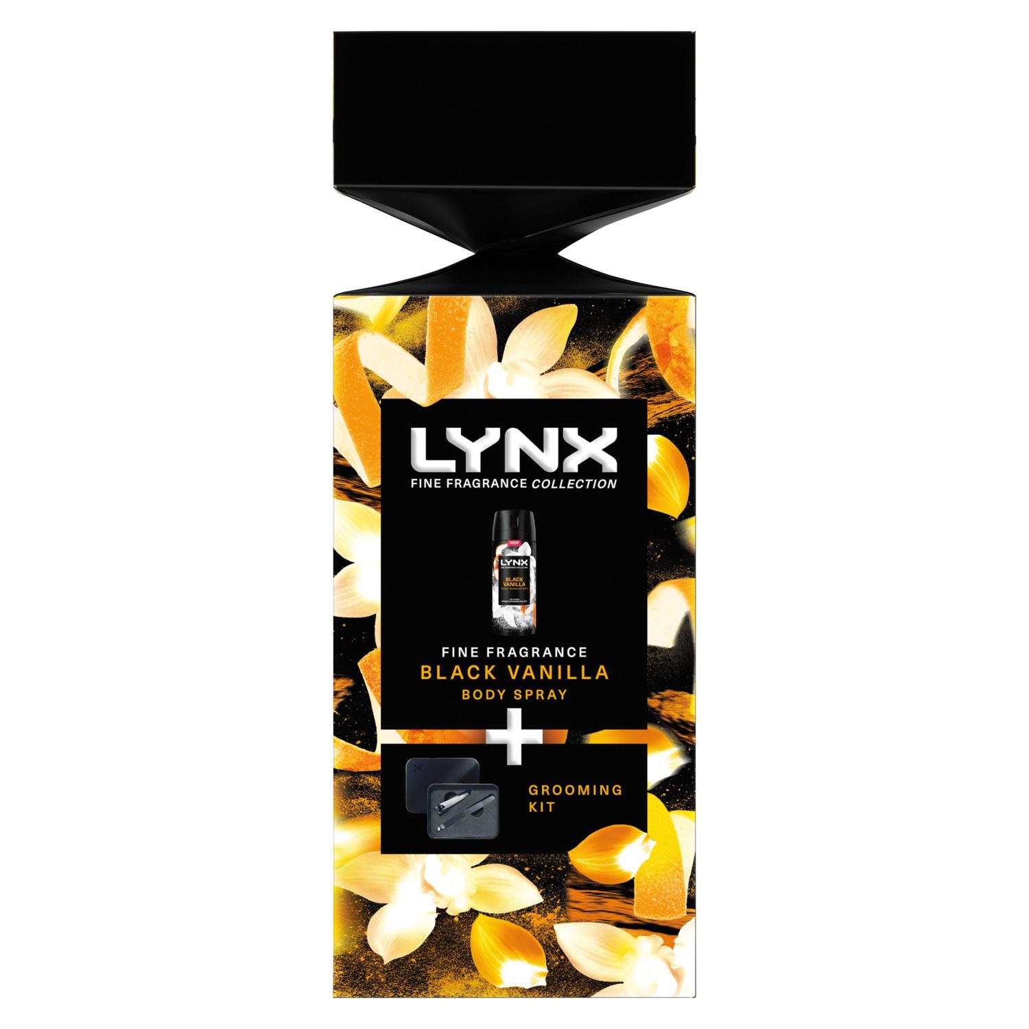 Lynx Fine Fragrance Black Vanilla Body Spray Gift Set for Him with Grooming Kit - Bild 18 von 36