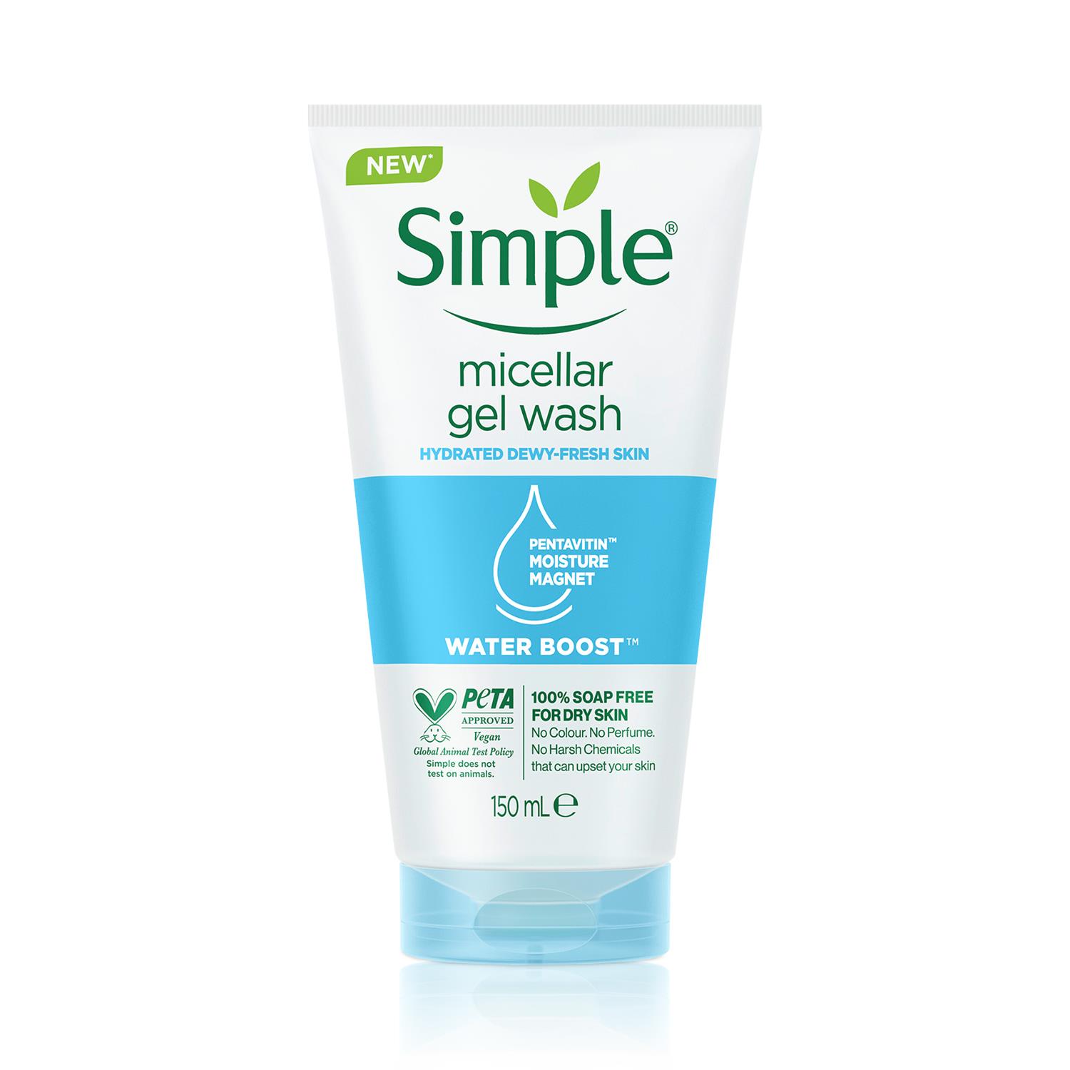 Simple Water Boost Hydrating Moisturisers, Cleanser & Face Mask For Dry Skin - Picture 38 of 89