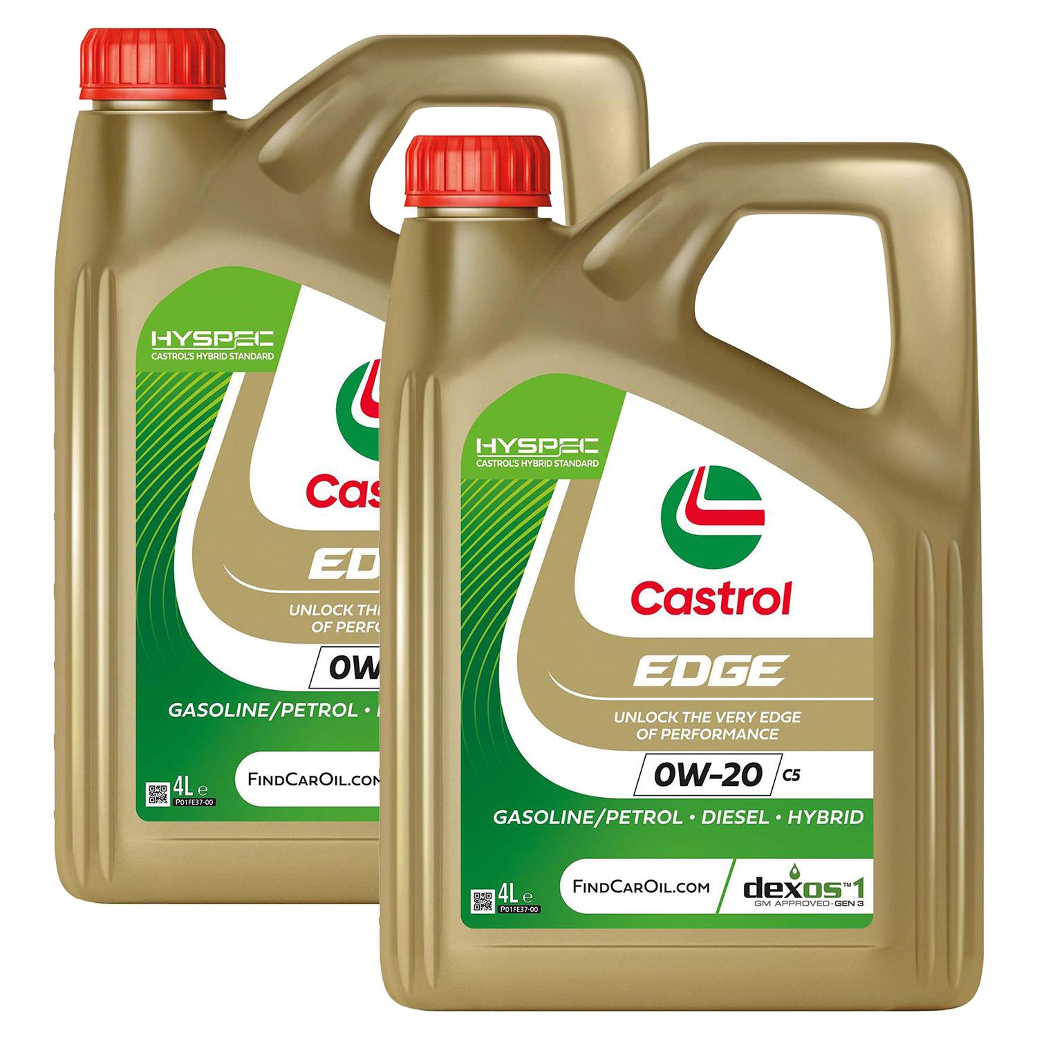 Castrol EDGE 0W-20 C5 Fully Synthetic Engine Oil w/ Hyspec Standard, 1, 4, 5, 8L - Picture 12 of 12