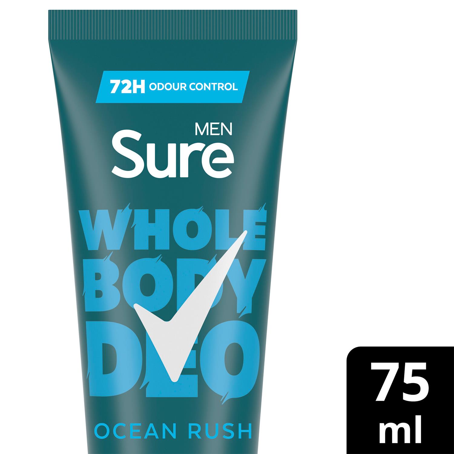 Sure Men Whole Body Deodorant Cream Ocean Rush & Active Fresh, 75ml - Picture 33 of 64