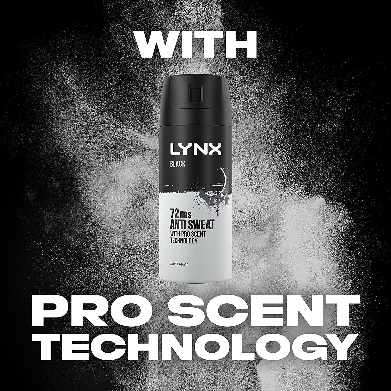 Lynx 72H Anti Sweat Body Spray Africa/Gold/Black/Dark Temptation, 3x or 6x 150ml - Picture 29 of 49