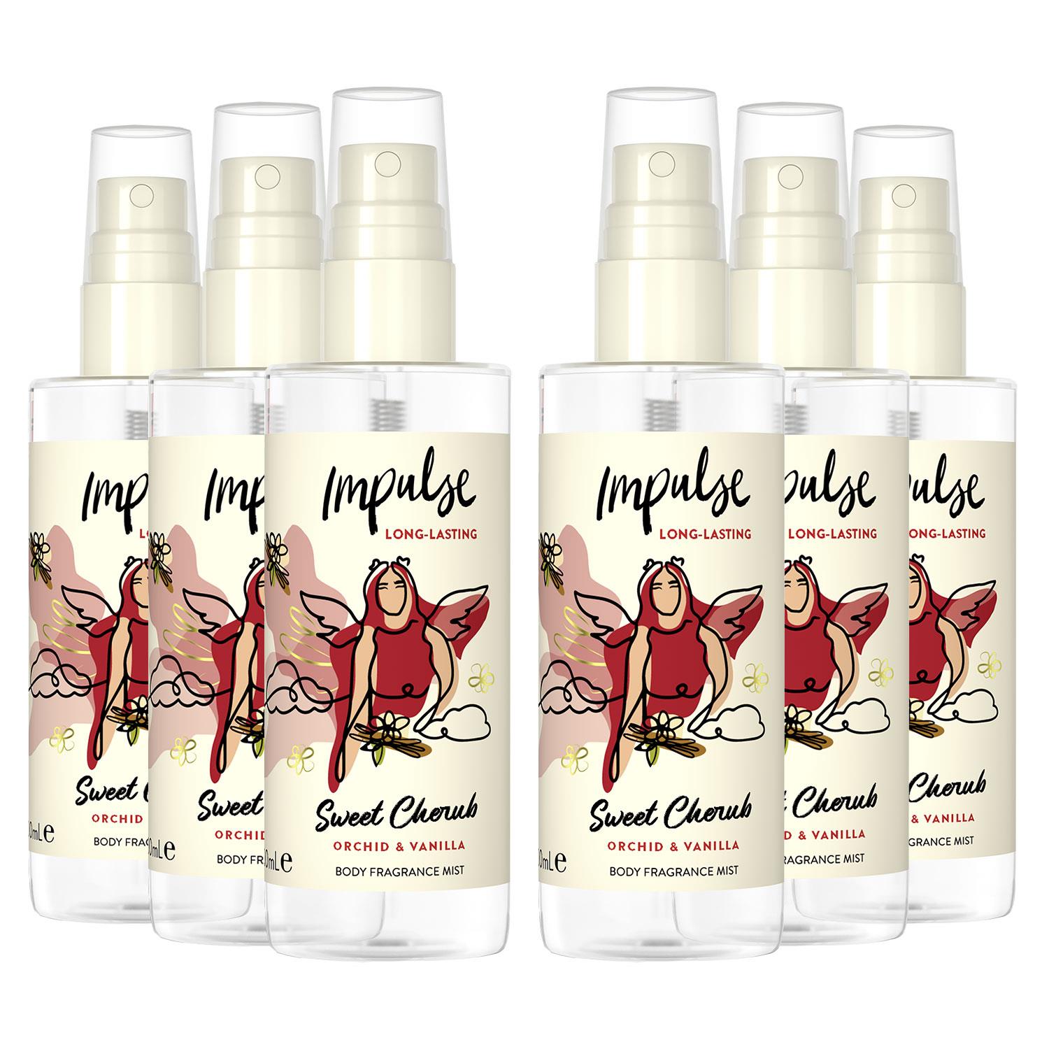 Impulse Body Mist with Long Lasting Fresh Fragrance Range for Women 6 Pack,100ml - Picture 61 of 61
