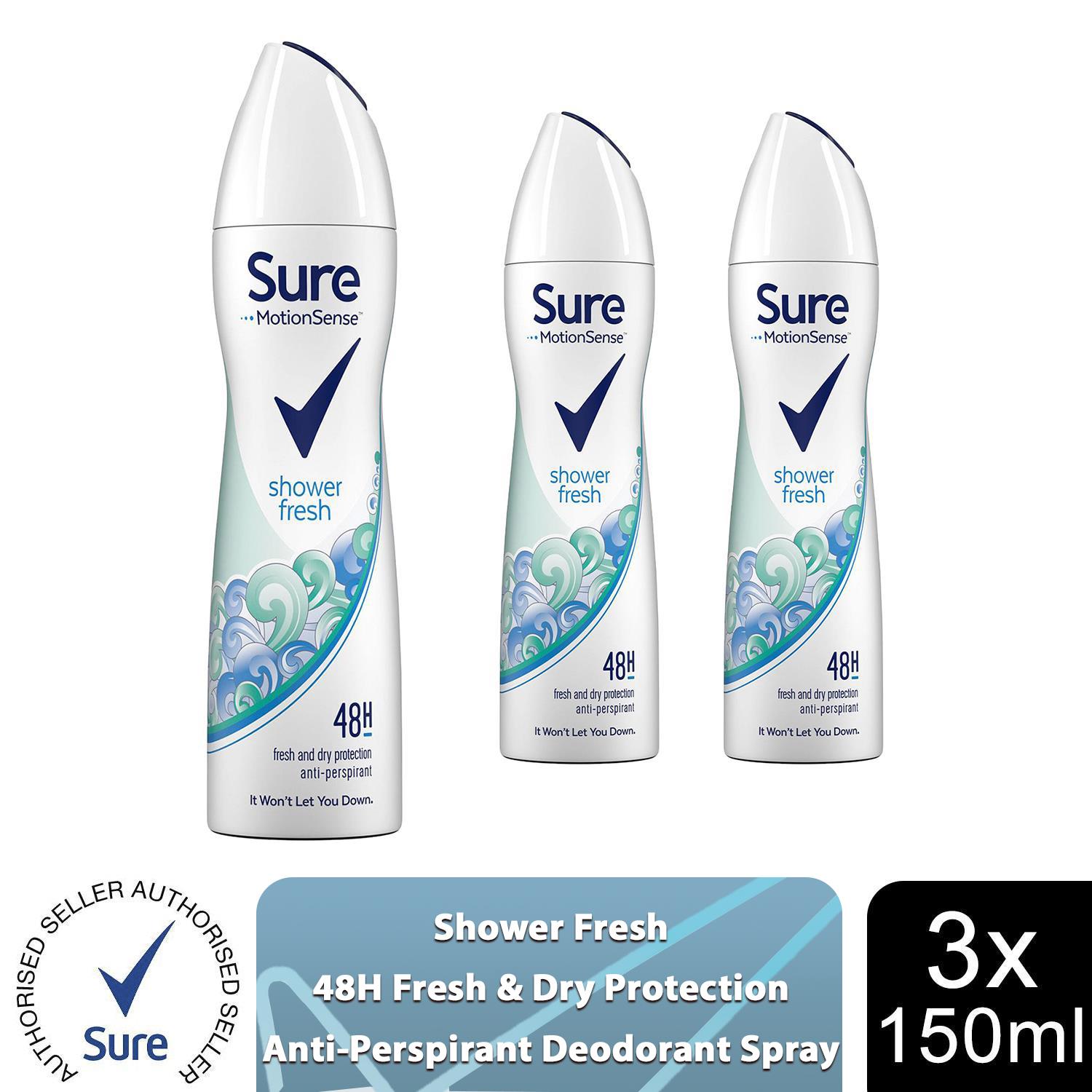 Sure Women Motion Sense Antiperspirant Deodorant, 3 Pack, 150ml - Picture 46 of 56
