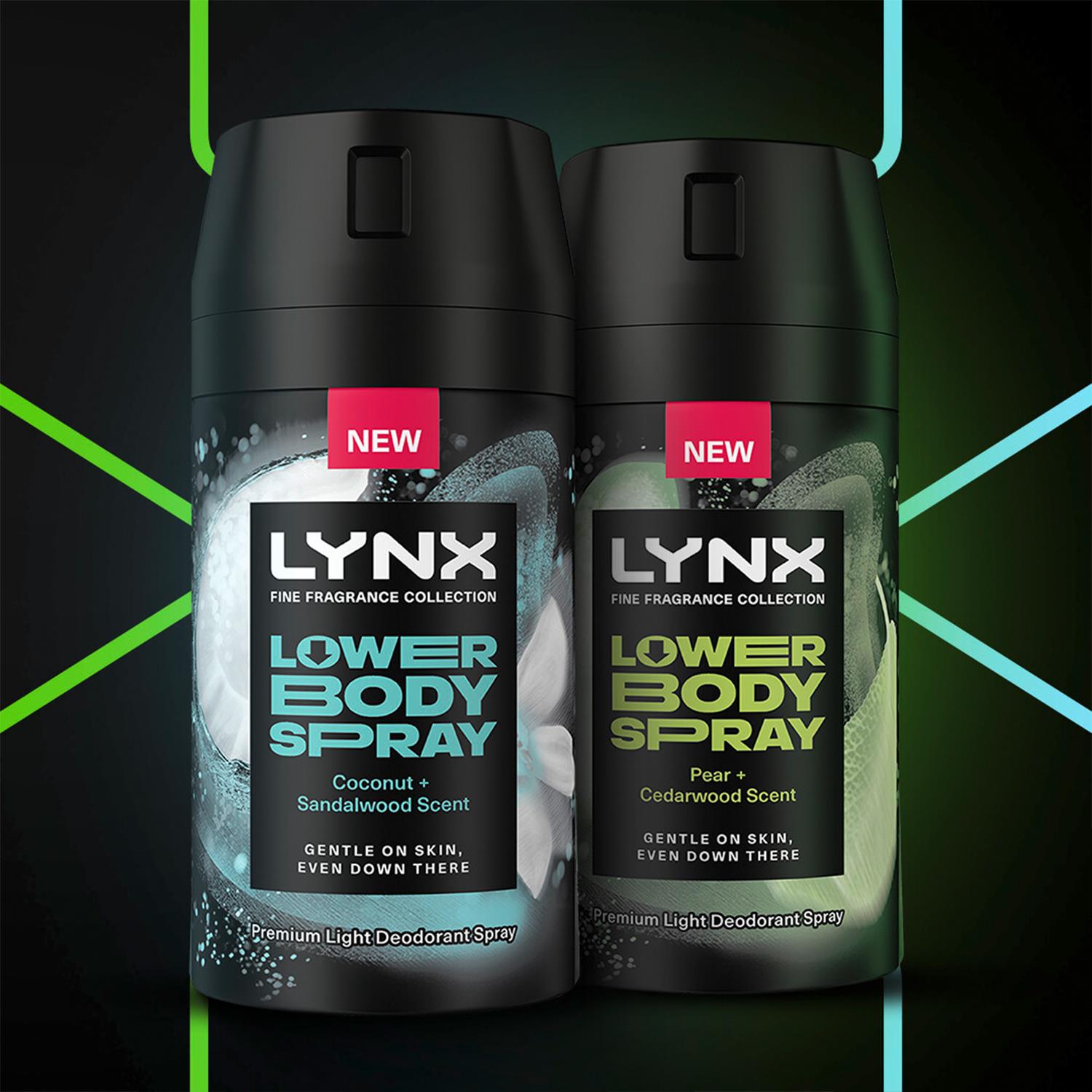 Lynx Lower Body Spray Coconut + Sandalwood & Pear + Cedarwood 100ml, 3 Pack - Picture 9 of 24