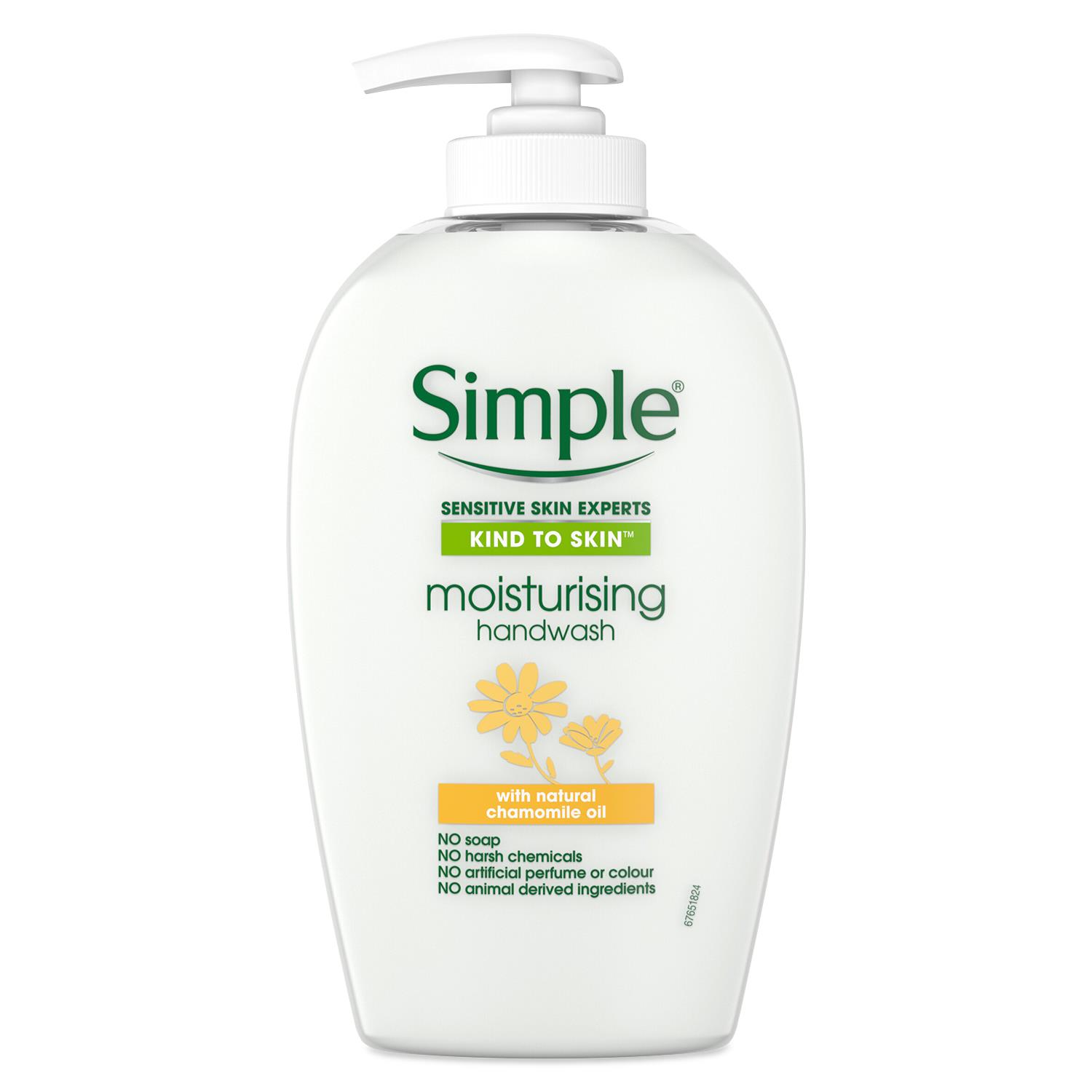 3xor6x 250ml Simple KindtoSkin Sensitive Skin Experts Hand Wash With Natural Oil - Picture 28 of 70