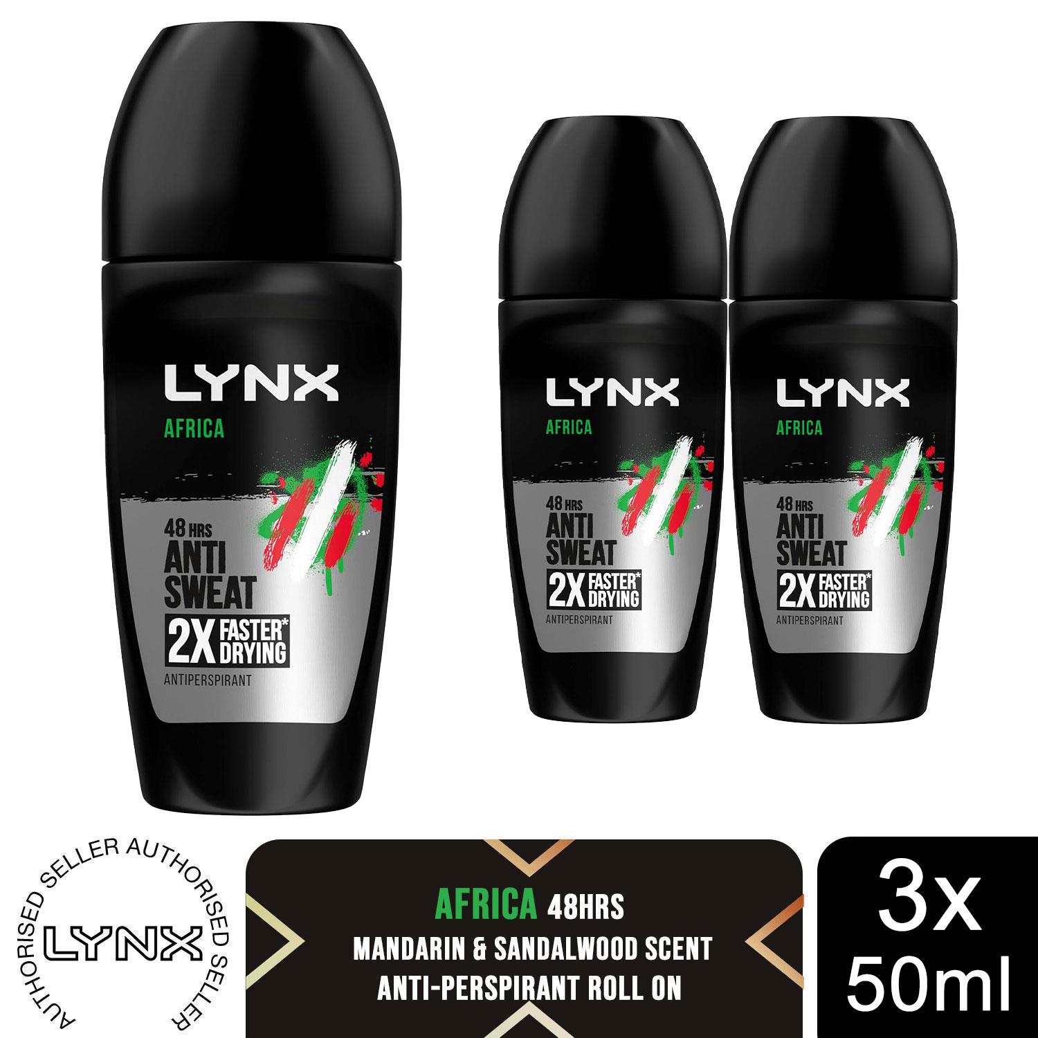 Lynx Anti-Perspirant Roll On Africa or Epic Fresh 48 Hours Anti Sweat, 50ml - Picture 12 of 80