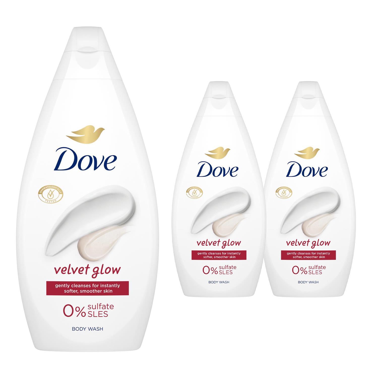 Dove Body Wash Moisturising Cream Caring/Pampering/Soothing 3x, 6x or 12x, 450ml - Picture 79 of 219