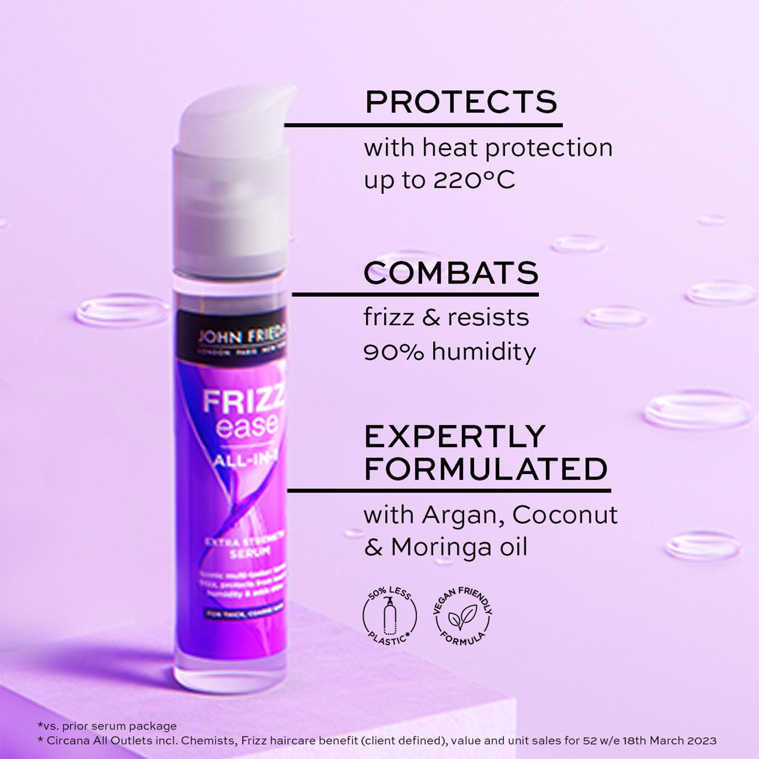 John Frieda Frizz Ease Haircare Range 3Day Glättungsspray & All-in-1 Serum - Produktbild 1