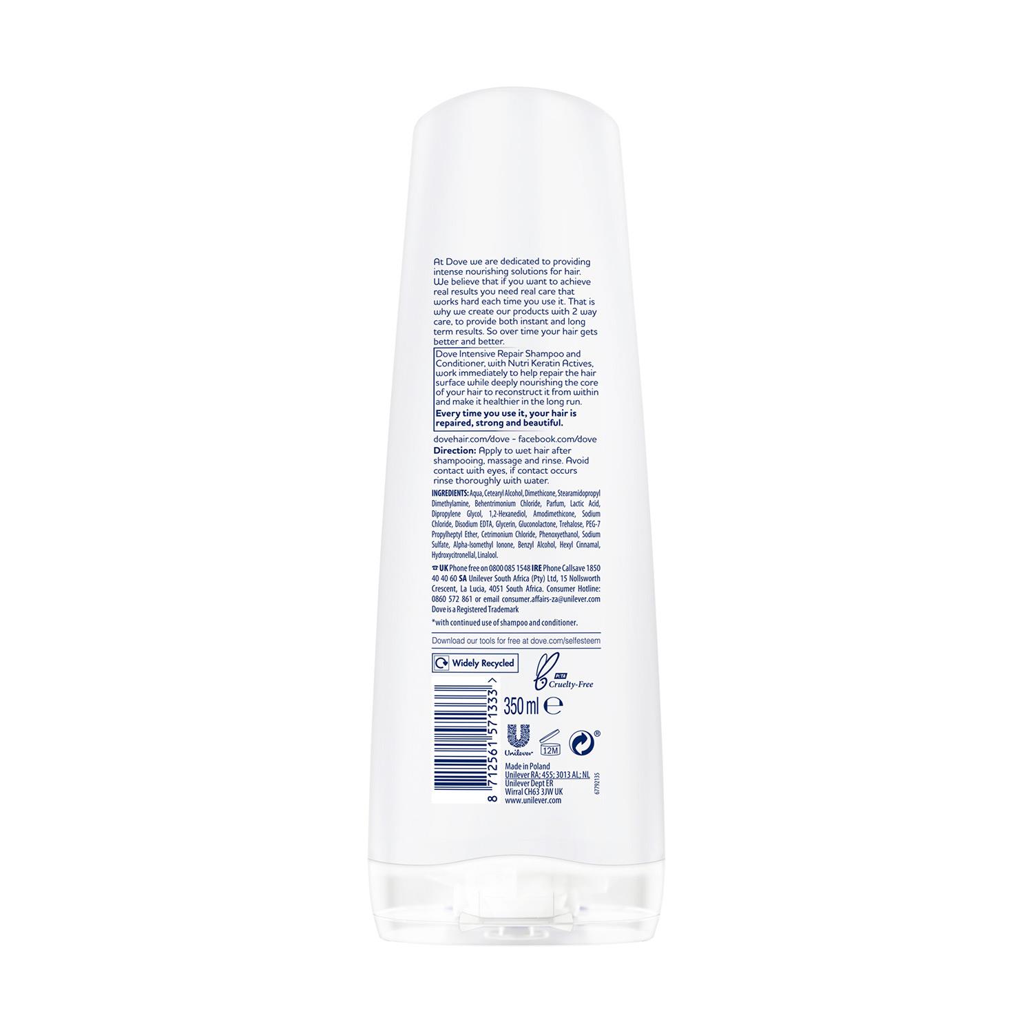 Dove Nutritive Solutions Intensive Repair Shampoo or Conditioner 400ml, 6 Pack - Picture 68 of 114