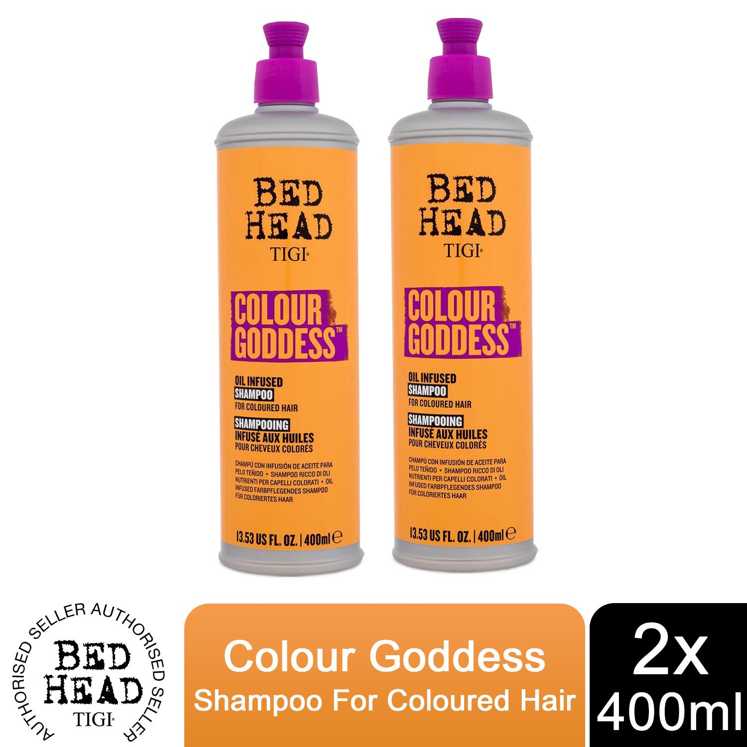 Bed Head by TIGI Colour Goddess Shampoo For Coloured Hair 400ml - Picture 17 of 43