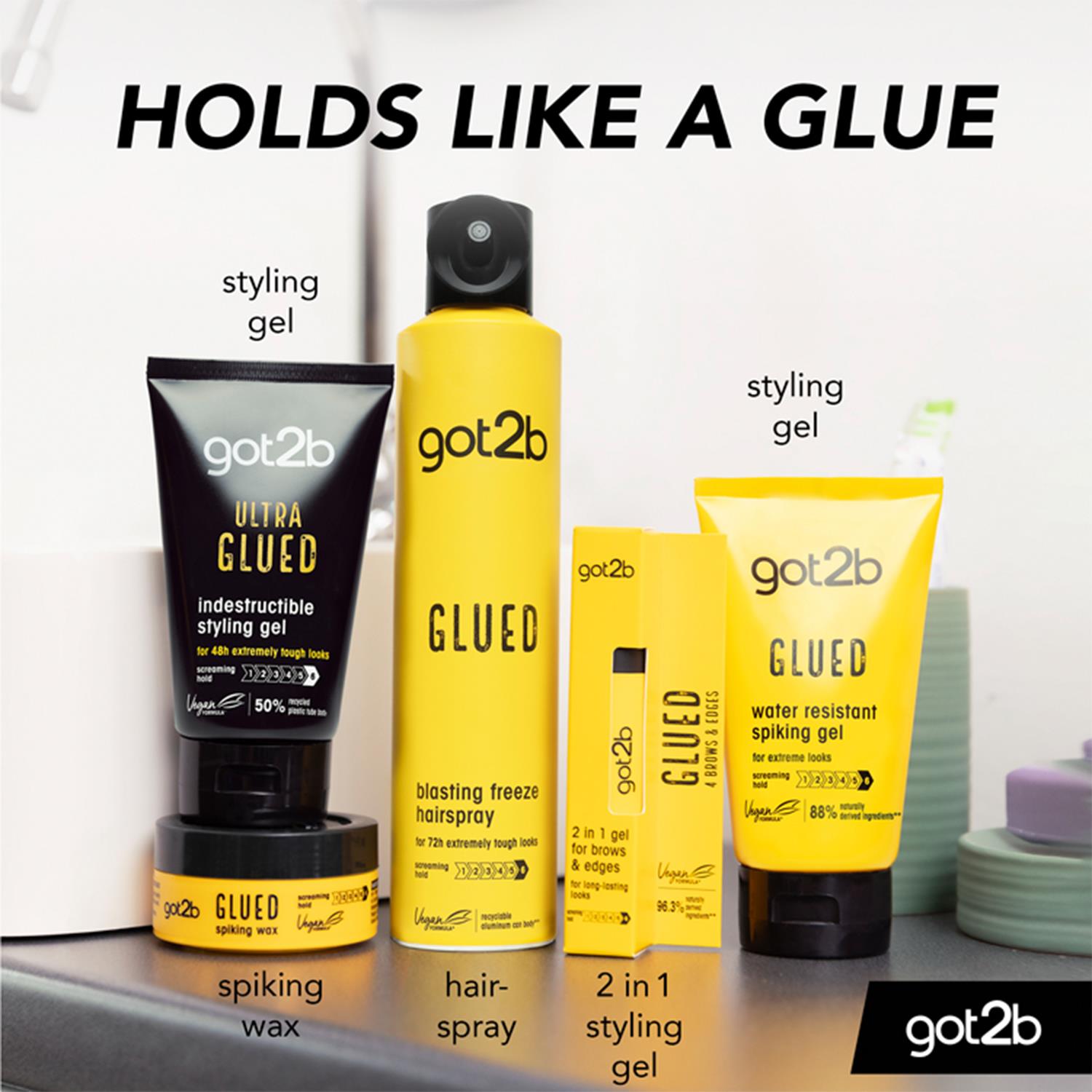 Schwarzkopf got2b Ultra Glued Styling Gel For Edge 150ml Select from dropdown - Picture 26 of 30