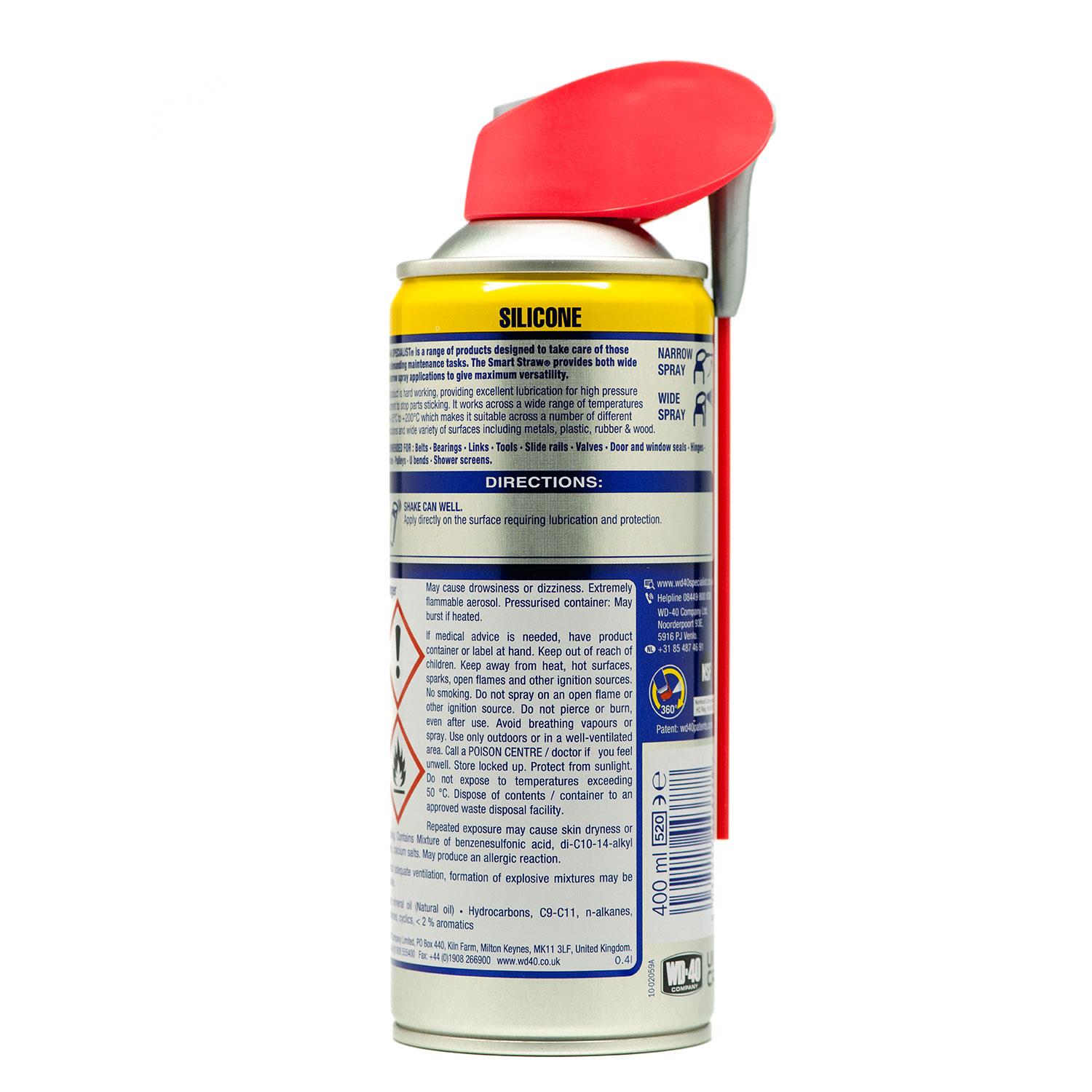 WD-40 Specialist Silicone Lubricant 400ml All-Weather Protection, Buy 1, 2 or 3 - Afbeelding 28 van 30