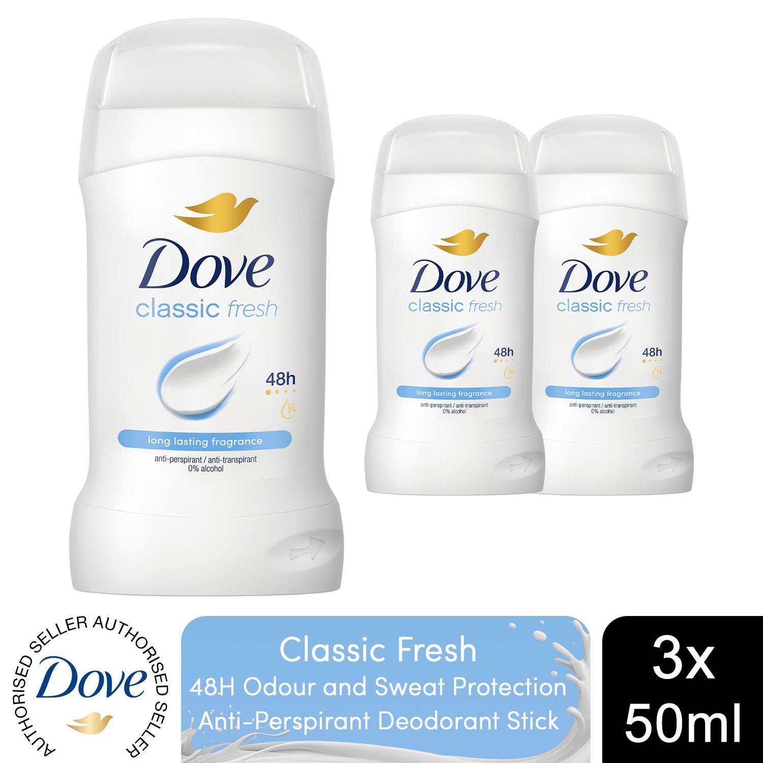 Dove Women Anti-Perspirant Deodorant Stick with 48H Sweat Protection, 50ml - Picture 8 of 141