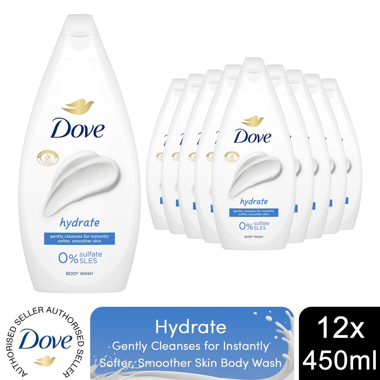 Dove Body Wash Moisturising Cream Caring/Pampering/Soothing 3x, 6x or 12x, 450ml - Picture 178 of 219