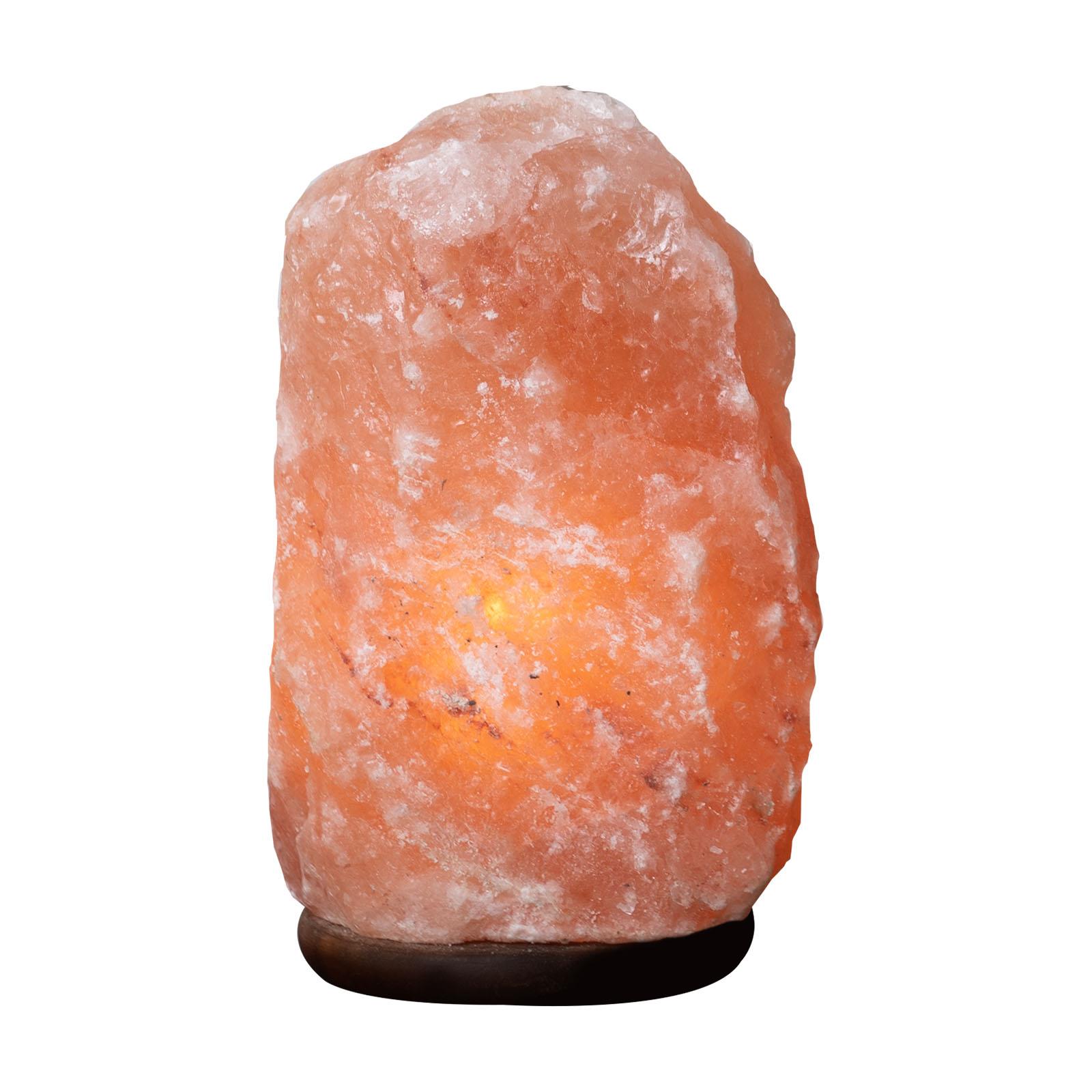 Haven Himalayan Crystal Handcrafted Salt Lamp Wooden Base Small - Medium - Large - Picture 18 of 31