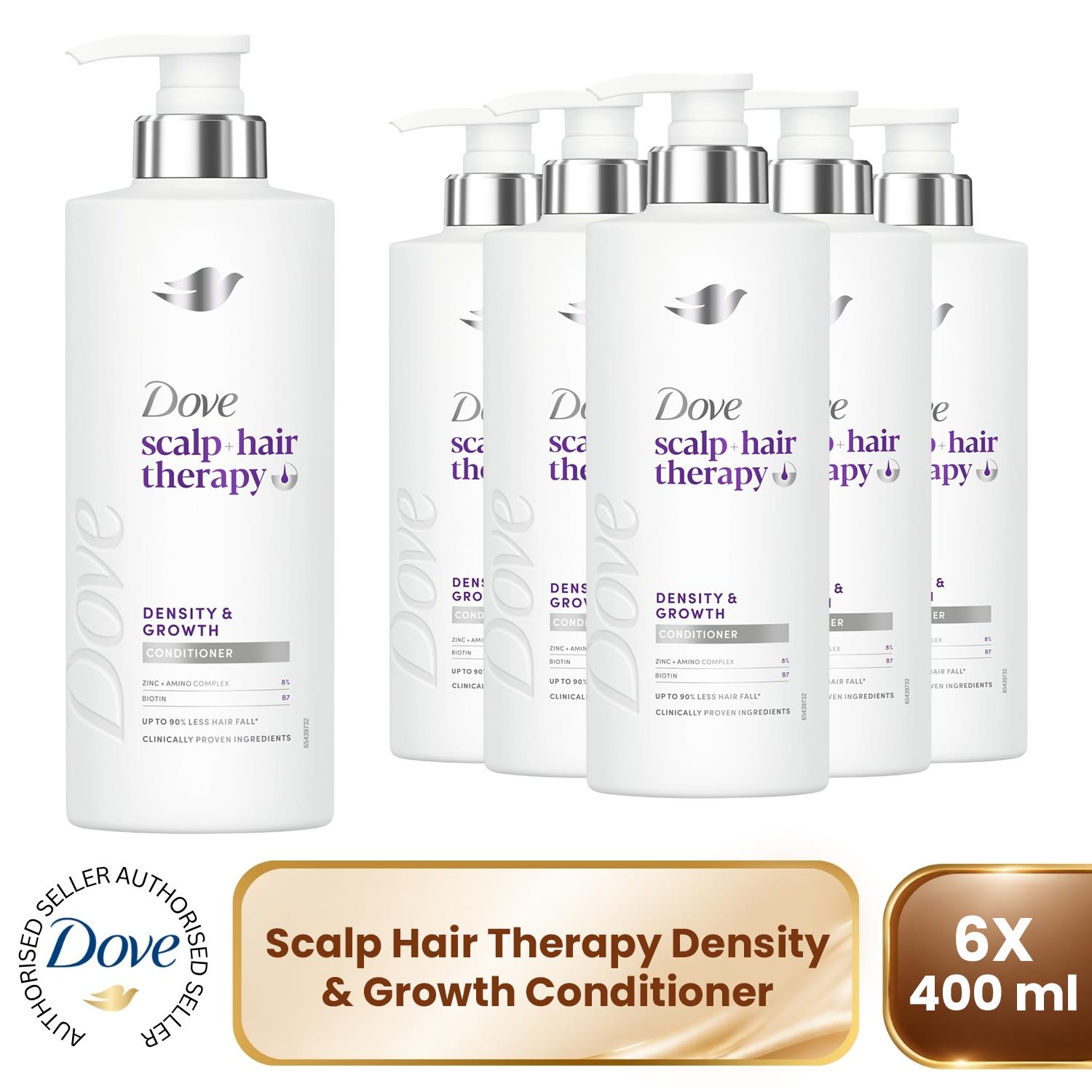Dove scalp + hair therapy Density & Growth¹ 400 ml (Pack of 1), Multicolor - Image 10