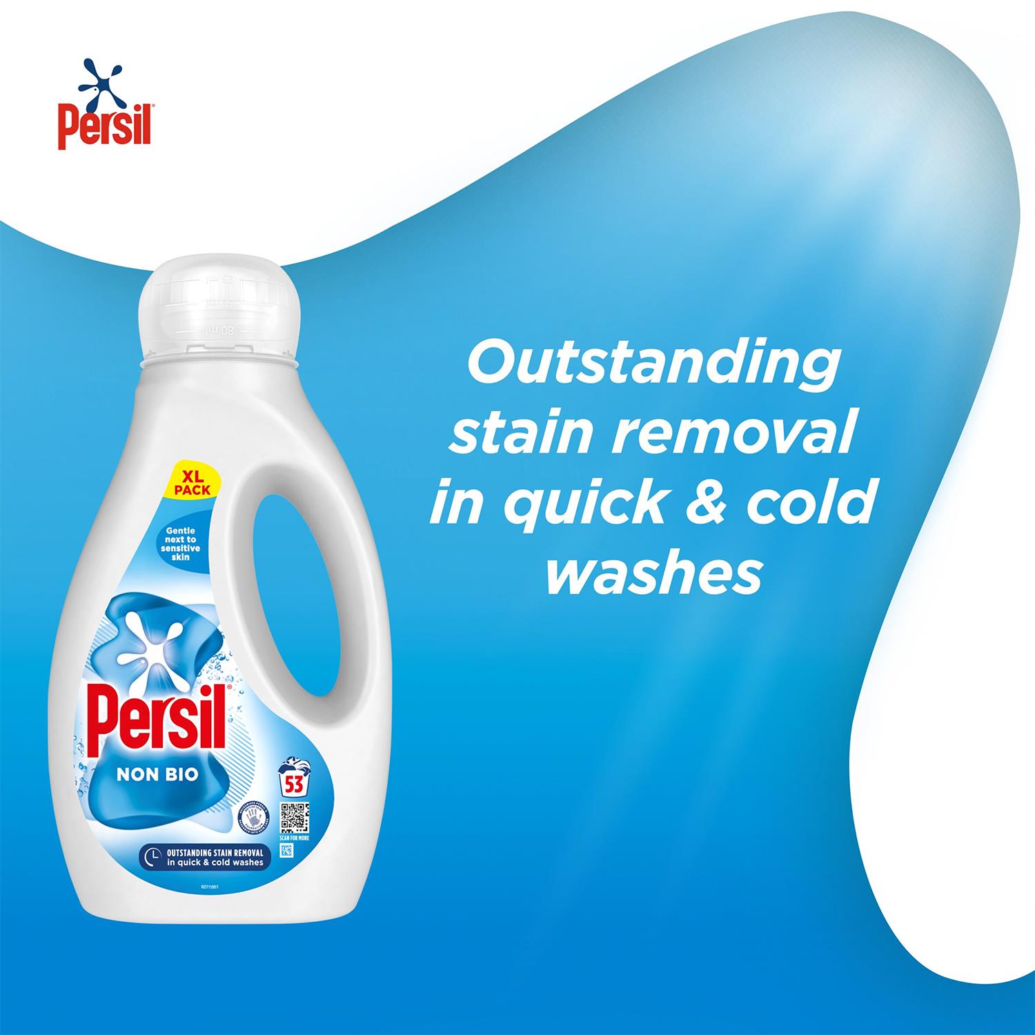 2x53W or 4x53W Persil Bio, NonBio, Colour Washing Liquid Detergent 1.431Litre - Picture 10 of 53