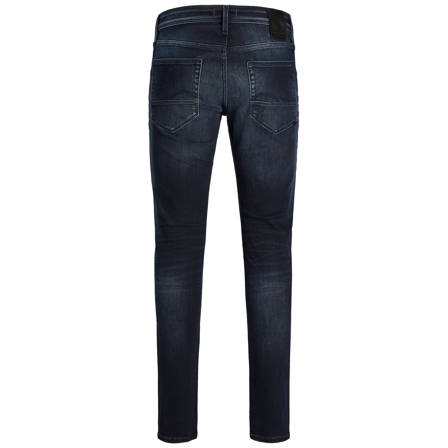 Mens denim jeans, Jack & Jones Glenn fox, Slim fit Blue Black or Light Blue Wash - Picture 14 of 30