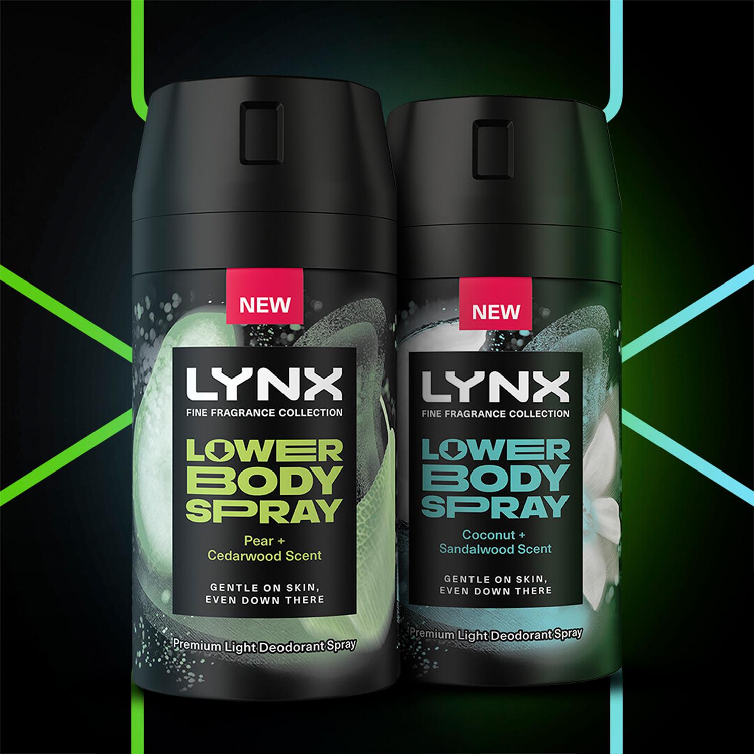 Lynx Lower Body Spray Coconut + Sandalwood & Pear + Cedarwood 100ml, 3 Pack - Picture 23 of 24