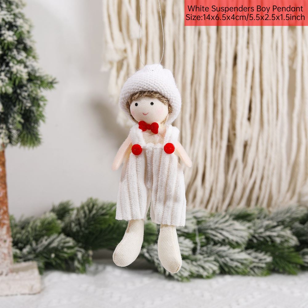 Merry Christmas 2024 Purple Angel Girl Doll Tree Pendant Decoration Noel Natal - Picture 26 of 48