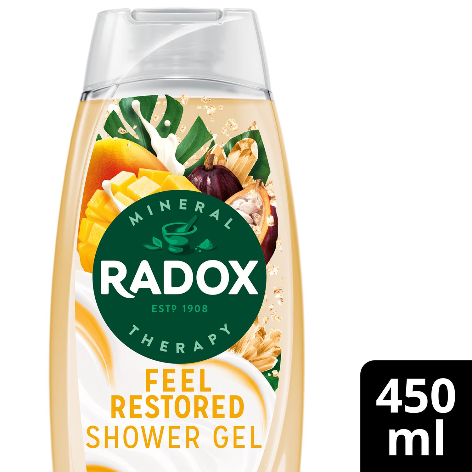 6x Radox Mineral Therapy Feel Nourished, Restored or Indulged Shower Cream,450ml - Picture 24 of 25