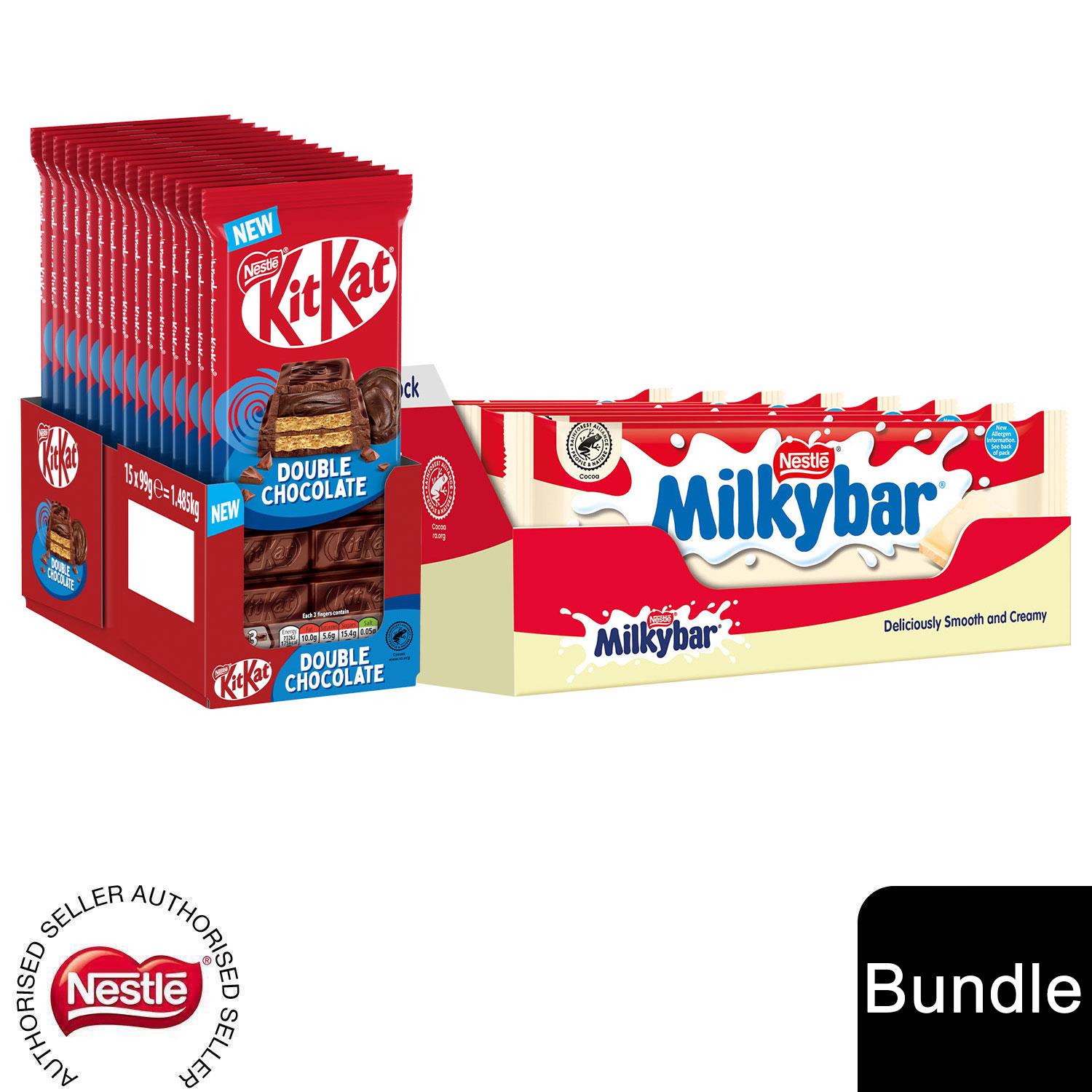 Nestlé Chocolate Sharing Bar (30 - 40 Bars) Kit Kat, Crunch, Aero & Milkybar