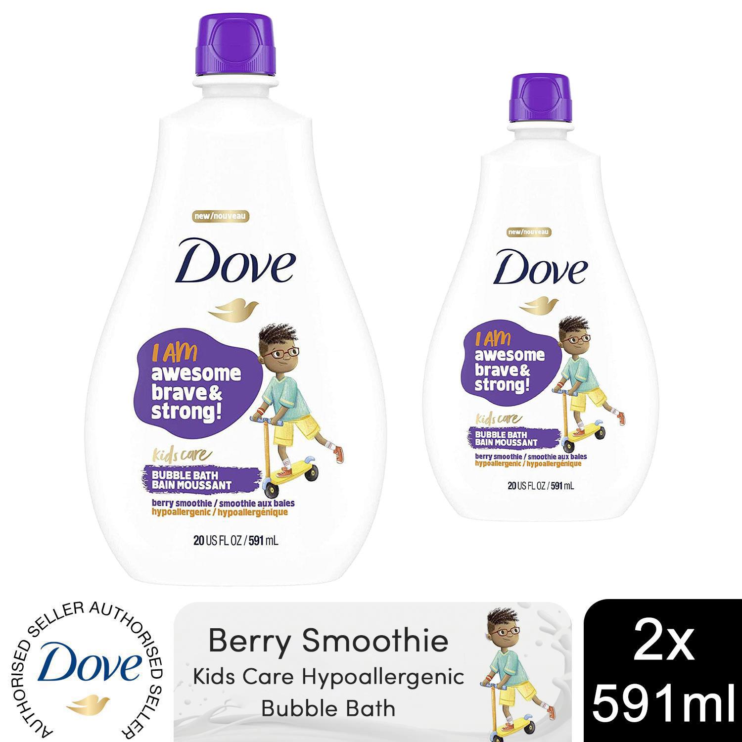 Dove Kids Care Hypoallergenic Foaming Body Wash 400ml or Bubble Bath 591ml, 2 Pk - Picture 12 of 54