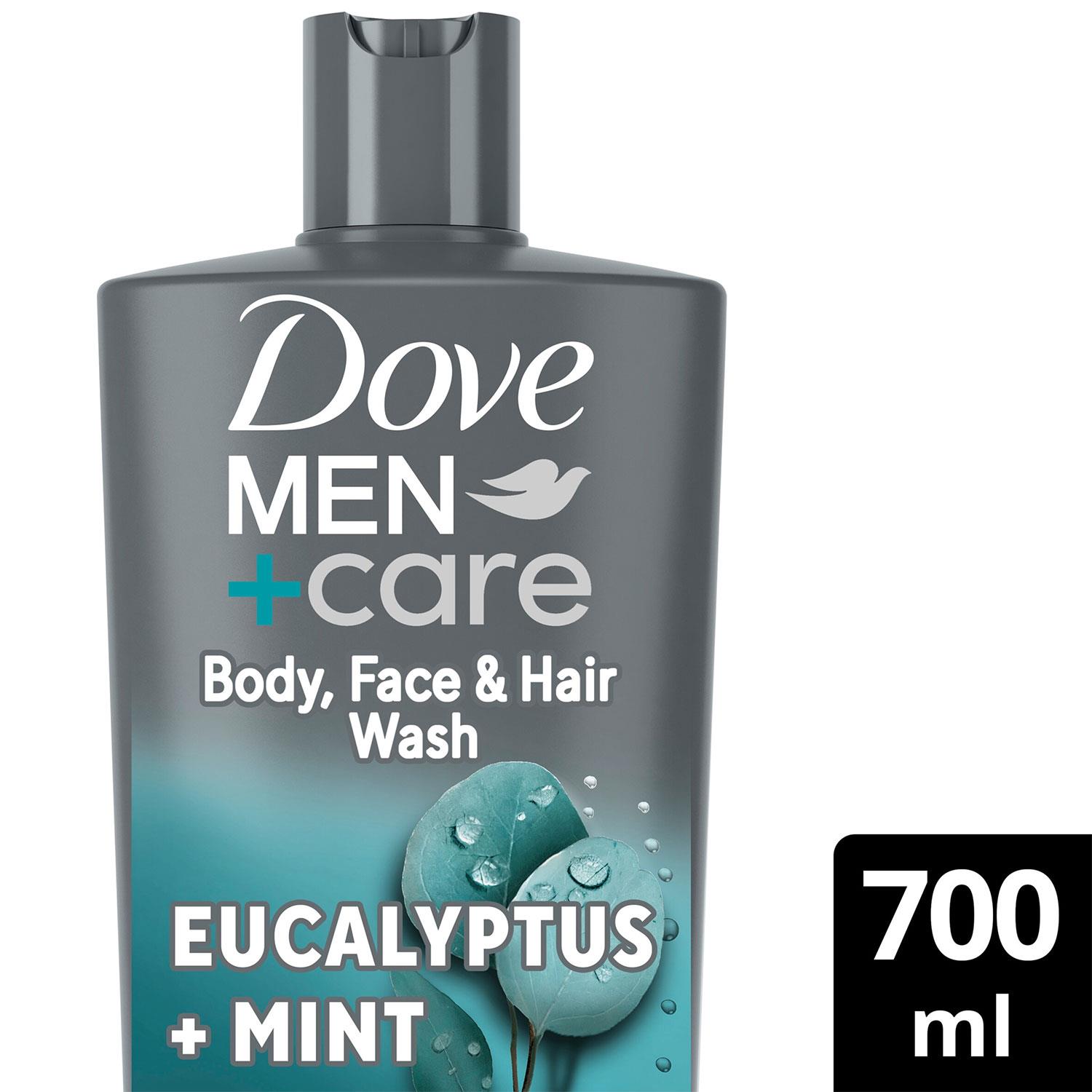 Dove Men+Care 3-in-1 Haar-, Gesichts- und Körperwaschmittel Eukalyptus + Minze, 700ml - Bild 35 von 49