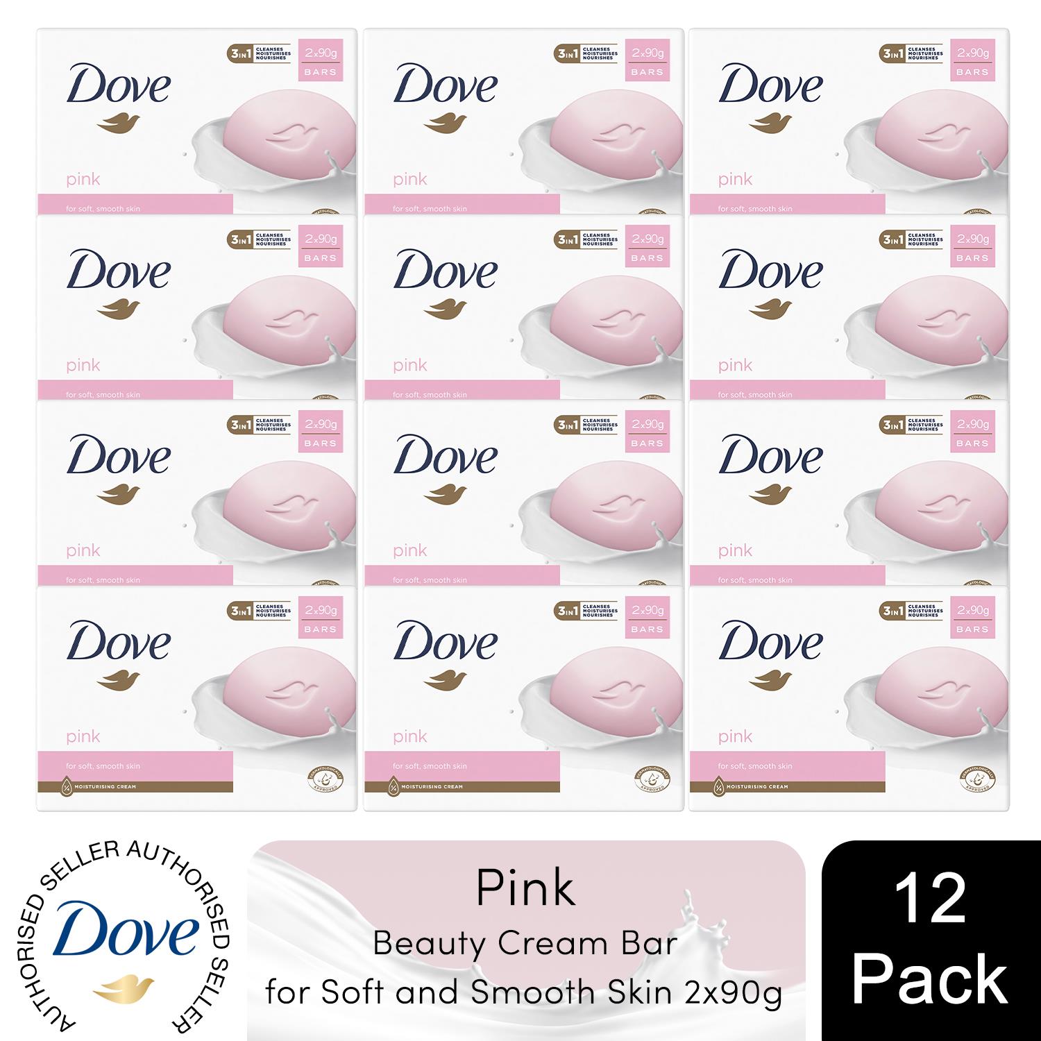 Barra Crema de Belleza Hidratante Dove para Piel Sensible y Suave, Suave, 2x90g - Imagen 68 de 81