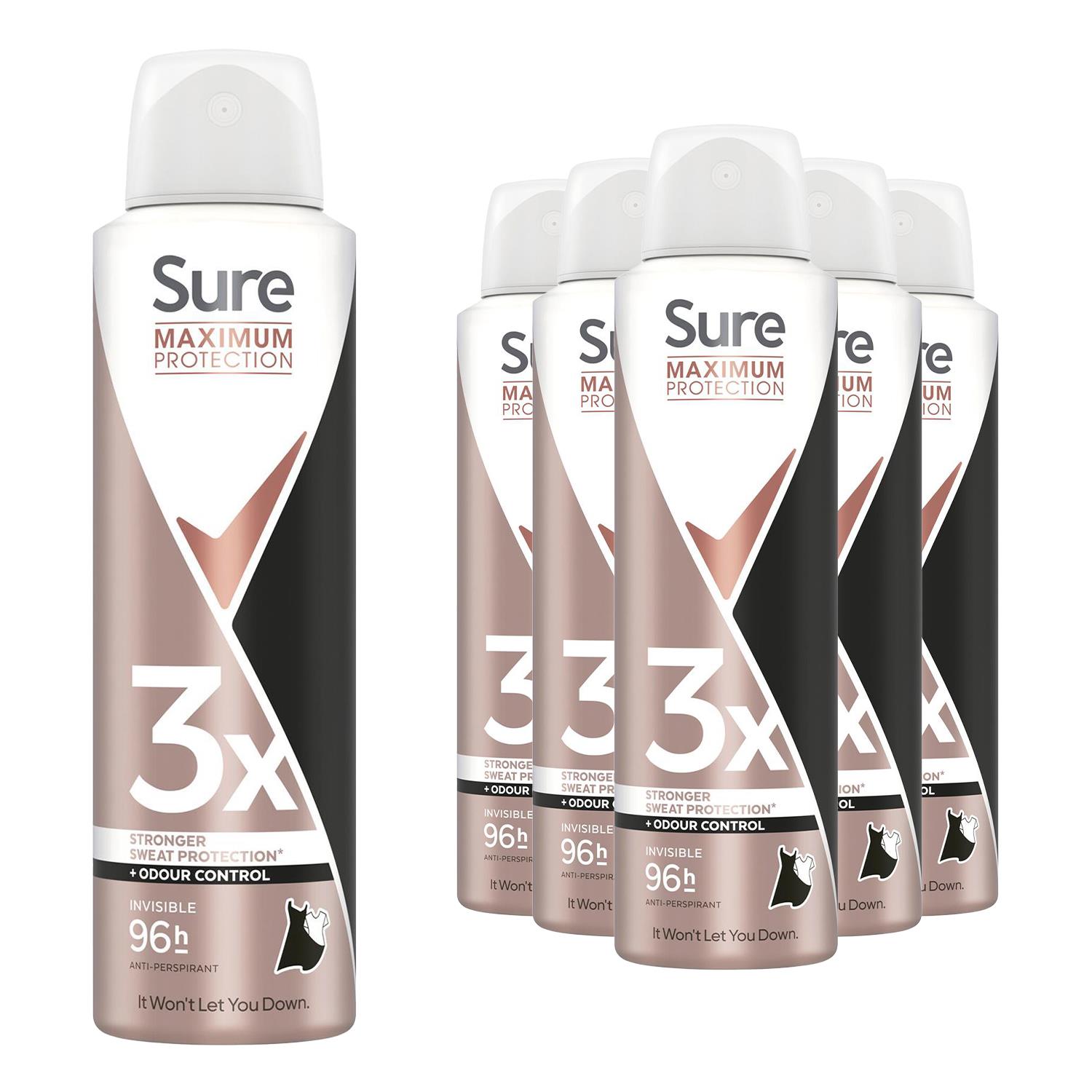 Sure Women Anti-Perspirant 96H Maximum Protection Deo 150ml, Select Scent & Pack - Picture 65 of 200