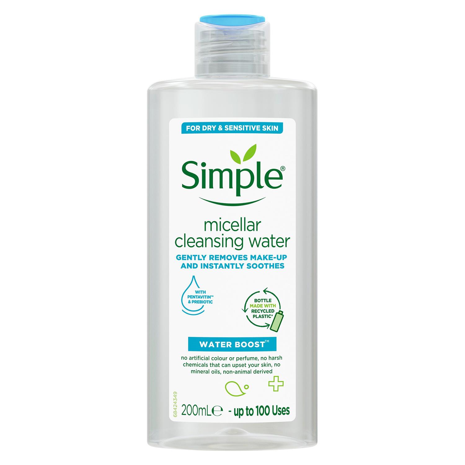 Simple Water Boost Hydrating Moisturisers, Cleanser & Face Mask For Dry Skin - Picture 87 of 89