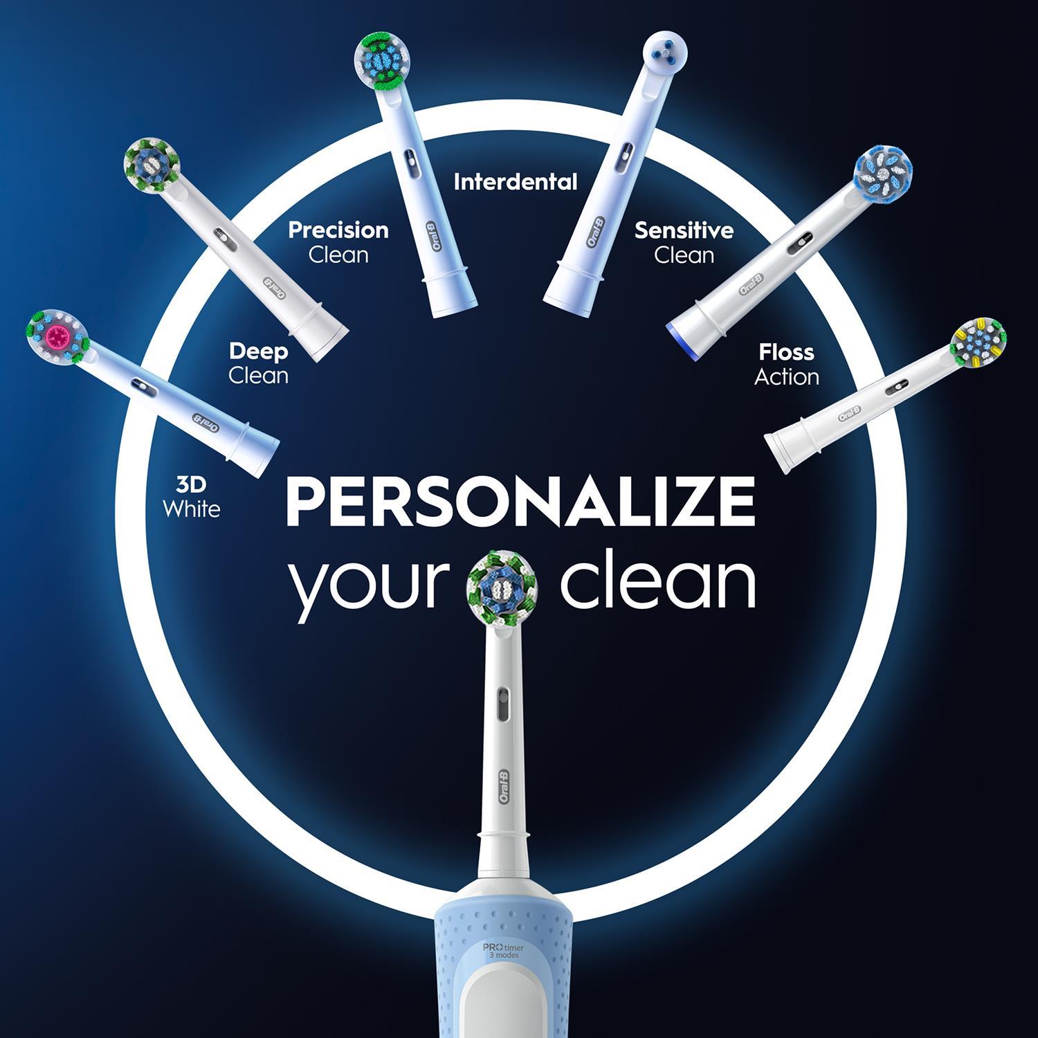 Oral-B Vitality Pro Duo Elektrische Zahnbürste Black & Lilac mit 8x Nachfüllköpfen - Bild 17 von 24