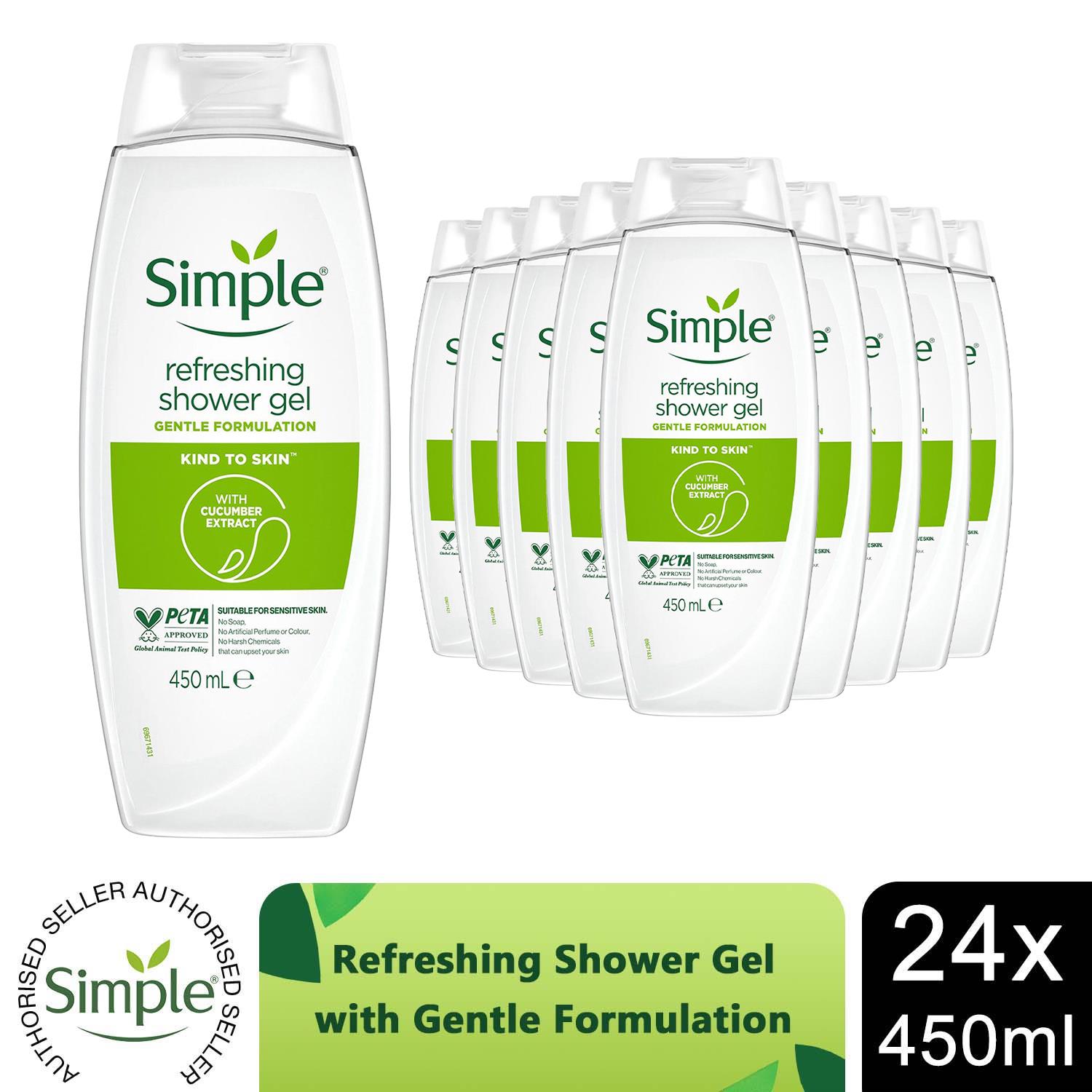 Gel de ducha refrescante, nutritivo o sensible Simple Kind to Skin, 450 ml - Imagen 107 de 124