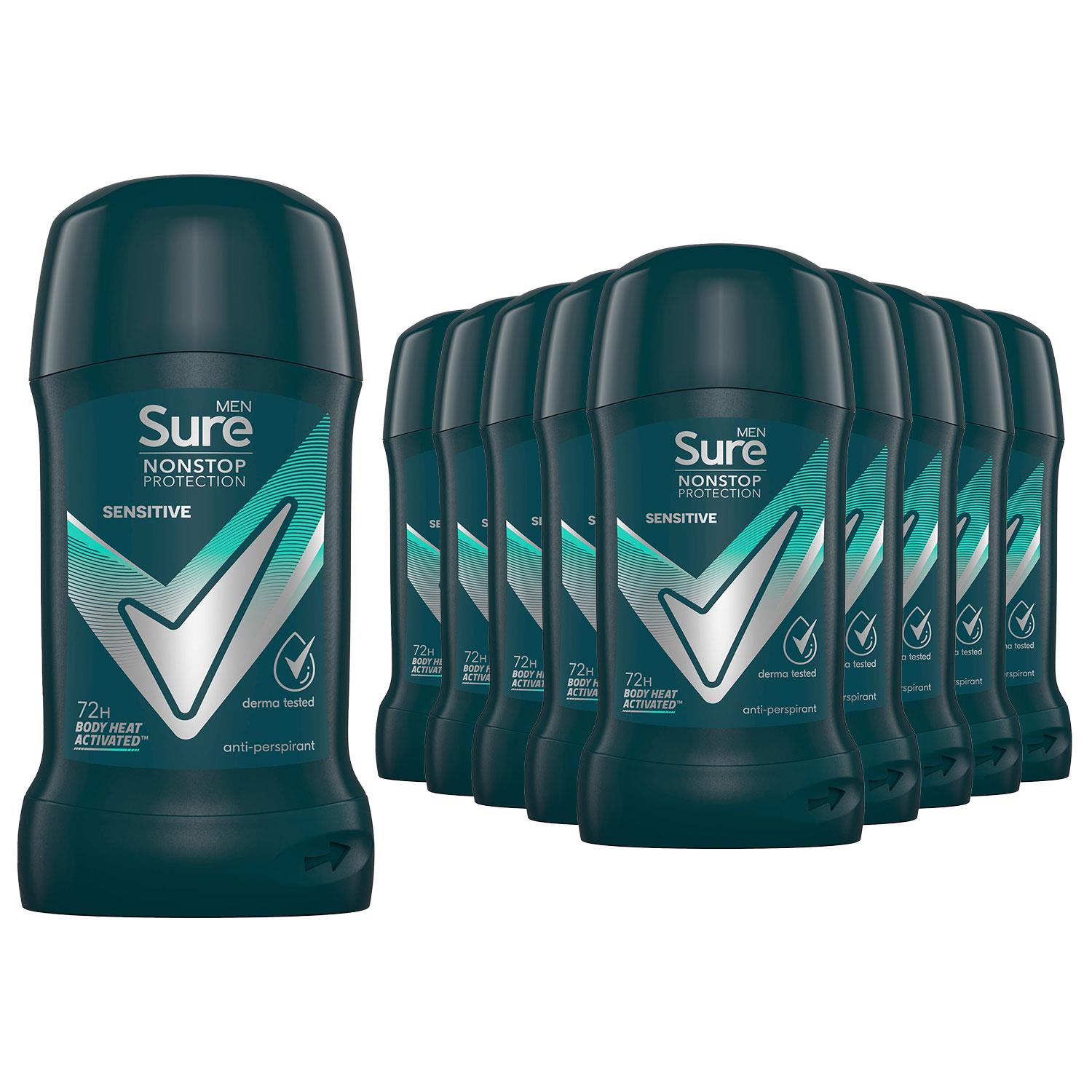 Sure Men AntiPerspirant Deodorant Stick Sensitive 72H Nonstop Protection, 50ml - Picture 87 of 98