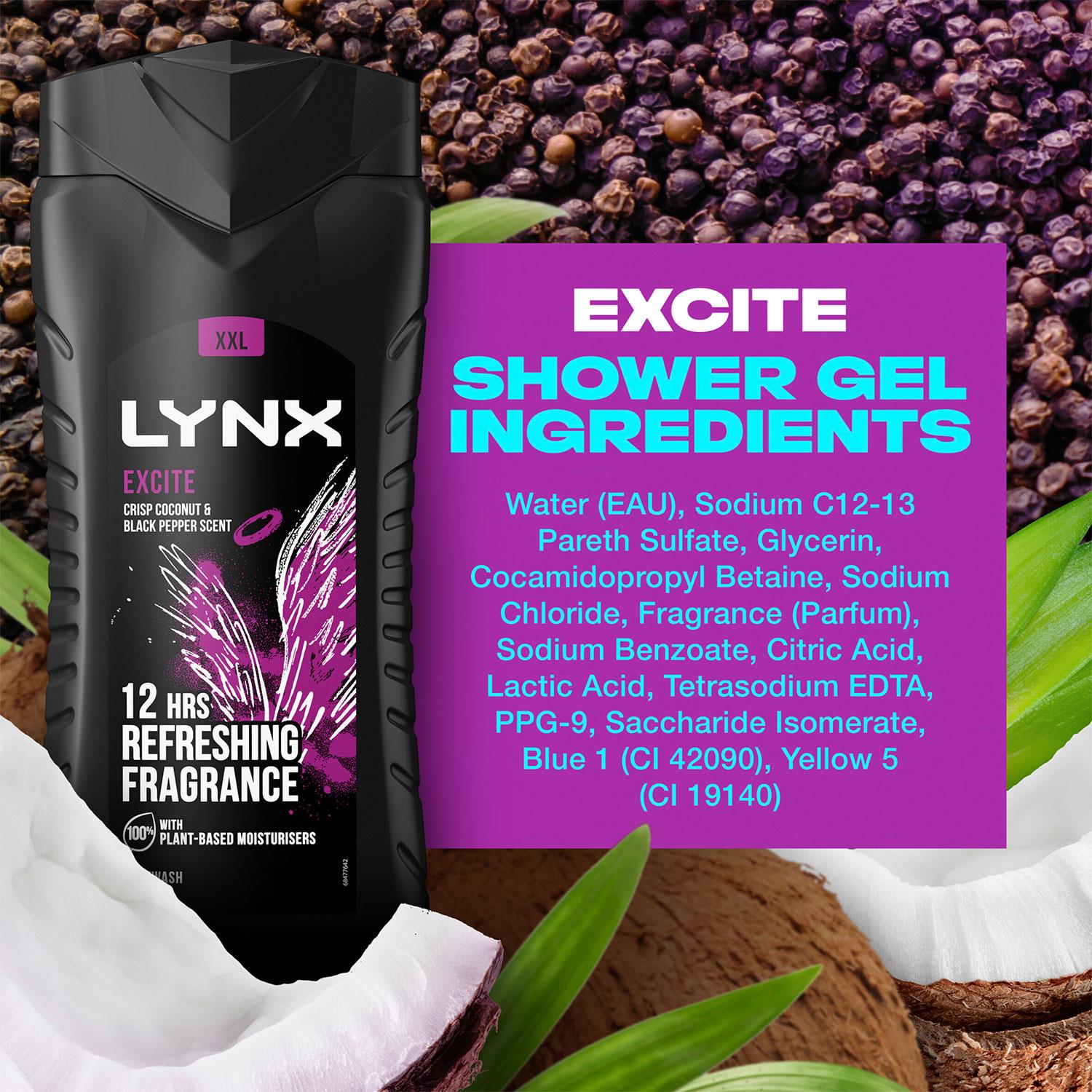 Lynx 12H Refreshing Fragrance Shower Gel 500ml & 48H Fresh Body Spray 250ml - Picture 33 of 62