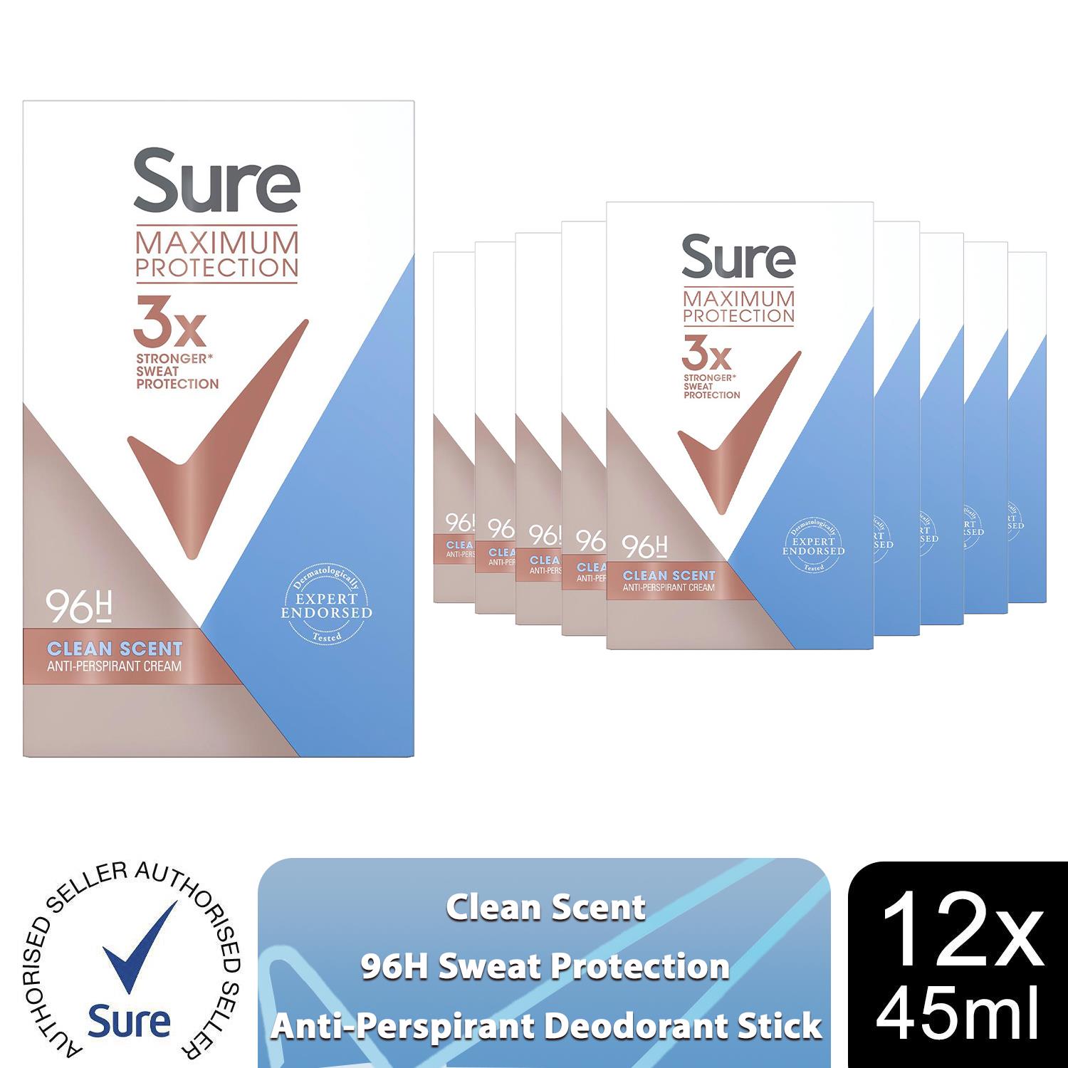 Sure Women Maximum Protection Anti-Perspirant Deodorant Cream, 45ml - Picture 98 of 142