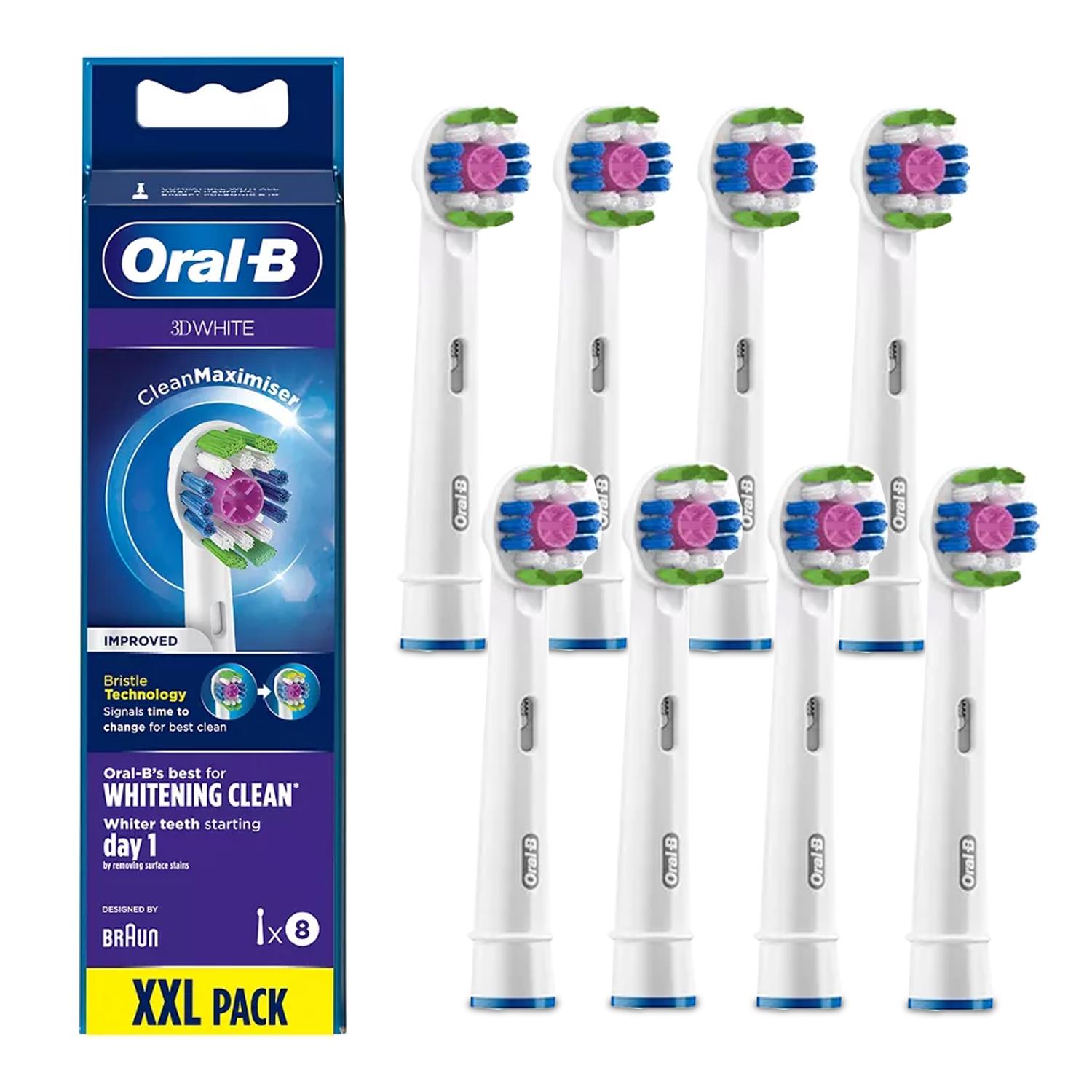 Oral-B Precision, Sensi Clean, 3DWhite oder Cross-Action Zahnbürstenköpfe, 8 Stück - Bild 19 von 47
