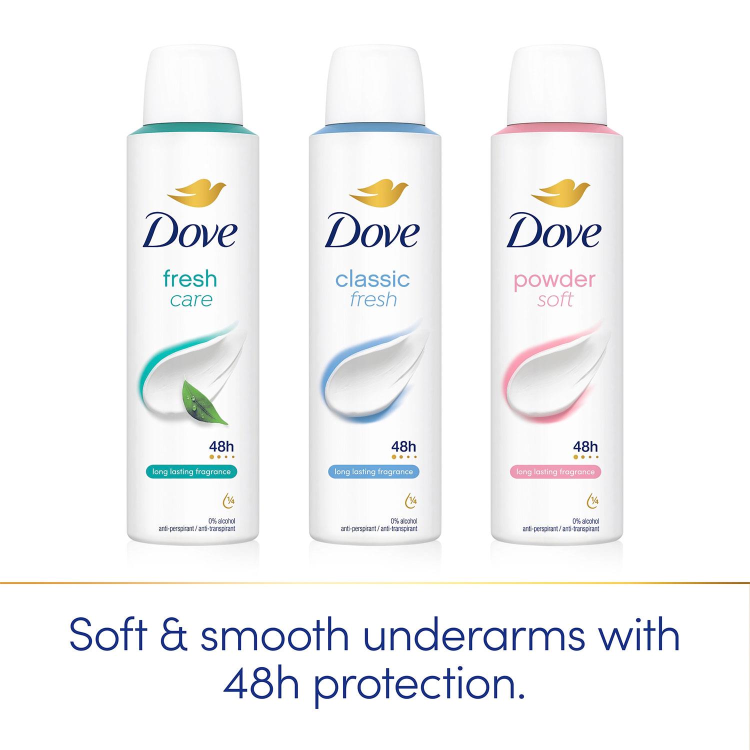 Dove Anti-Perspirant with 48H Sweat Protection Deodorant Spray 200ml, 3 Pack - Picture 36 of 56