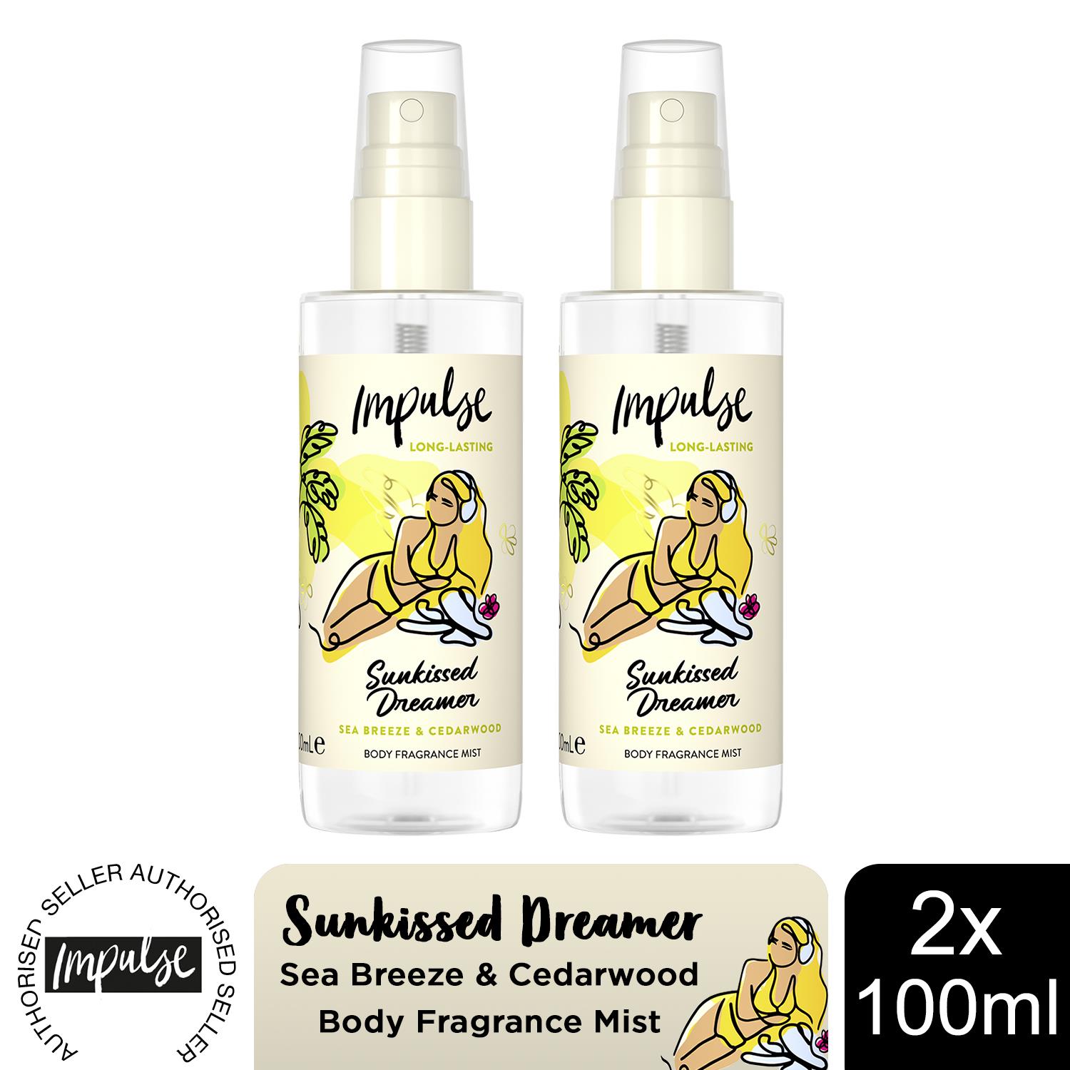 Impulse Body Mist with Long Lasting Fresh Fragrance Range for Women 2 Pack,100ml - Picture 45 of 61