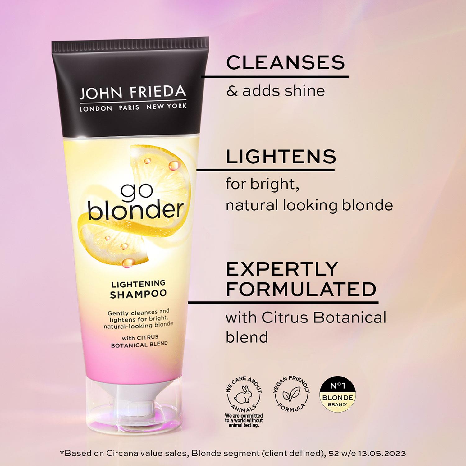 John Frieda Go Blonder Haircare Range of Shampoo, Conditioner & Lightening Spray - Picture 36 of 45
