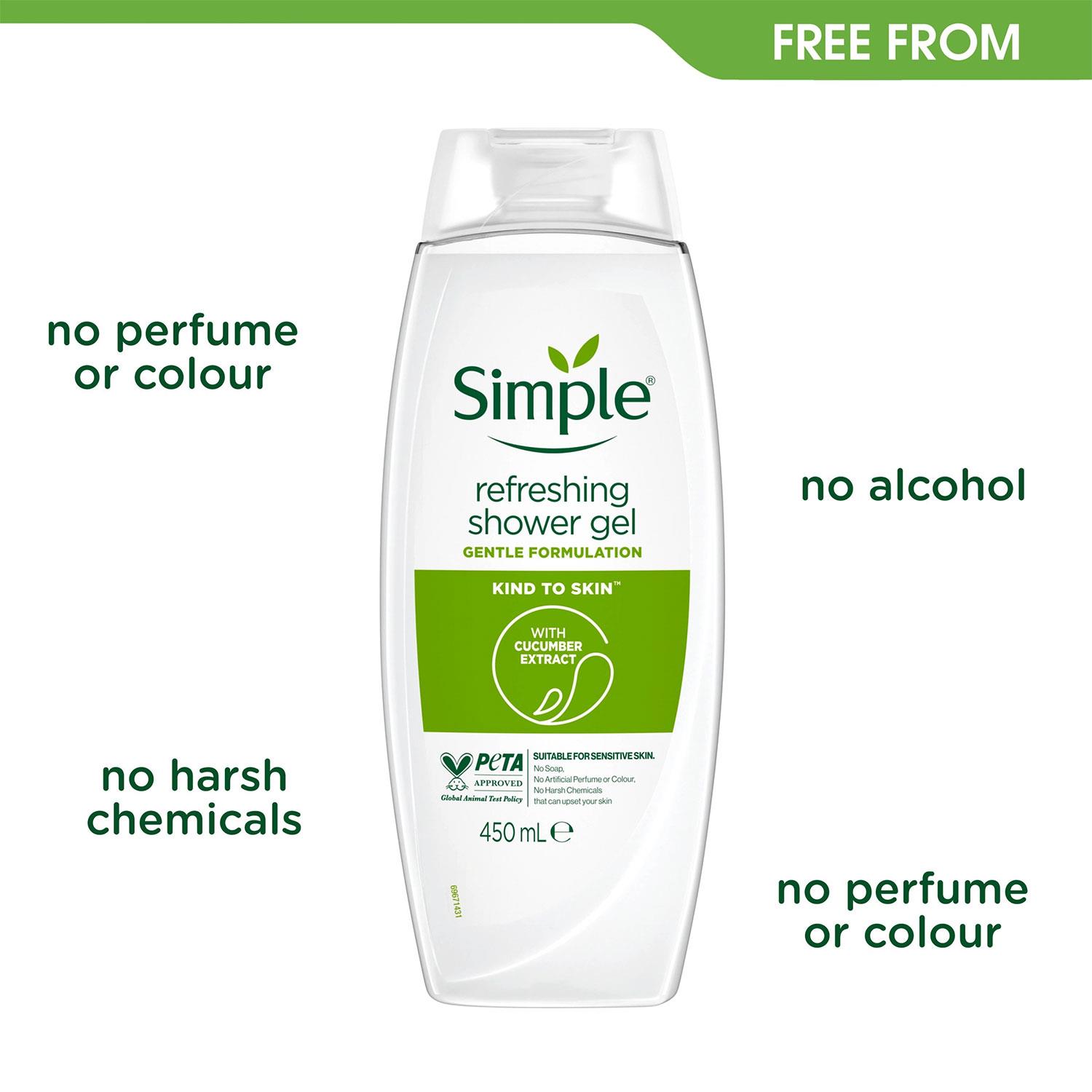 Gel de ducha refrescante, nutritivo o sensible Simple Kind to Skin, 450 ml - Imagen 52 de 124