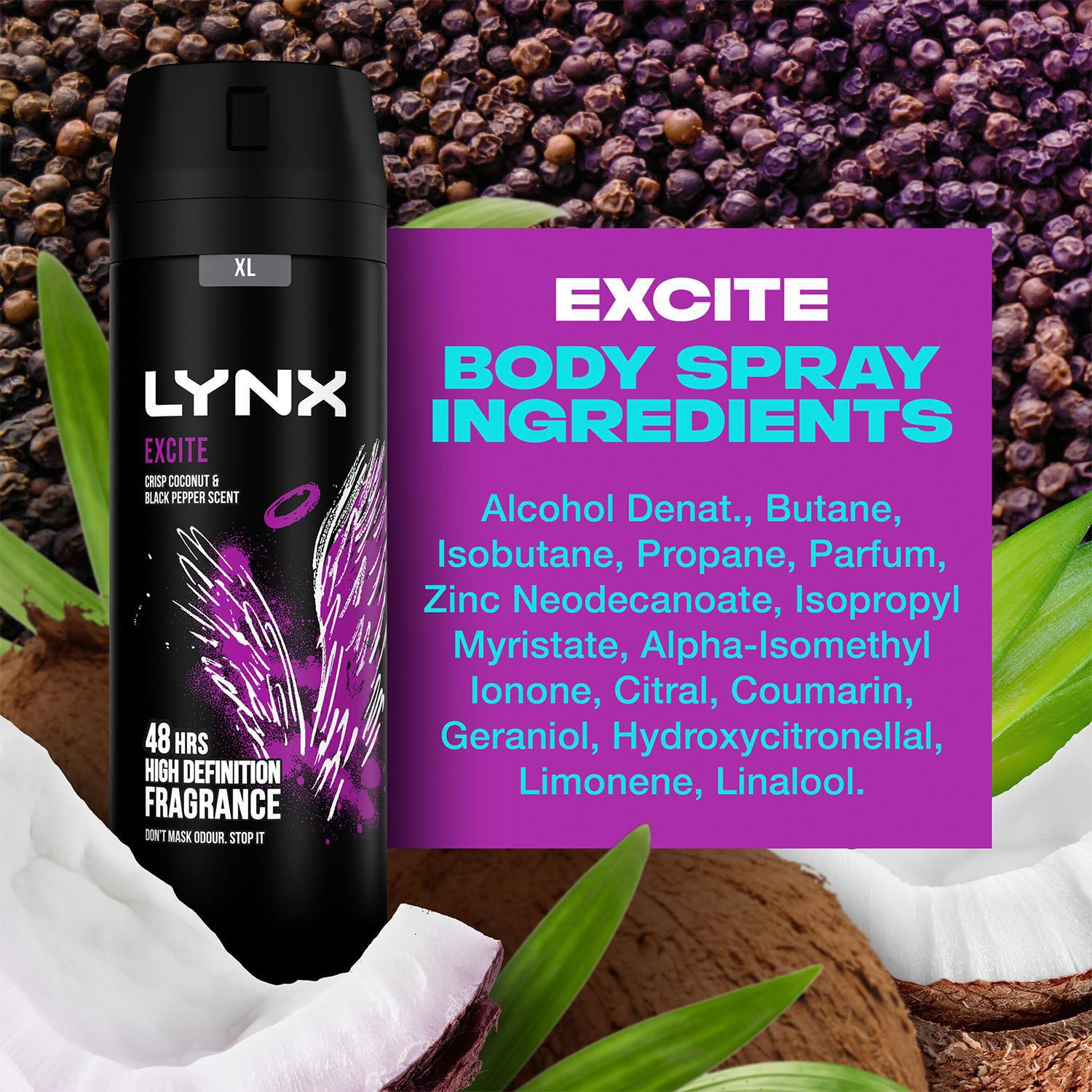 Lynx XL 48-Hour High Definition Fragrance Body Spray Deodorant 24 Pack, 200ml - Picture 32 of 82