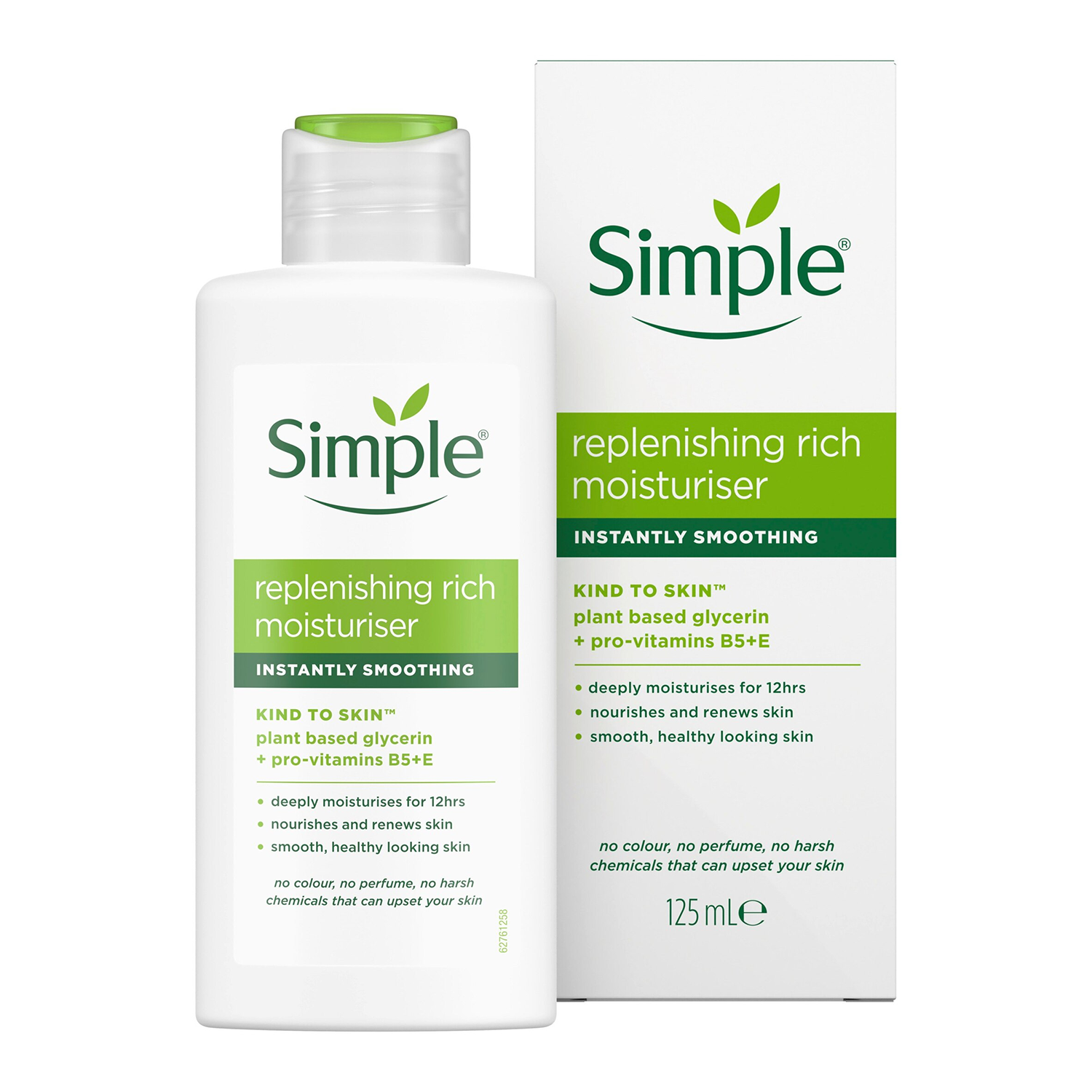 3xor6x 125ml Simple KindtoSkin 12H Moisturisation Replenishing Rich Moisturiser - Picture 22 of 30