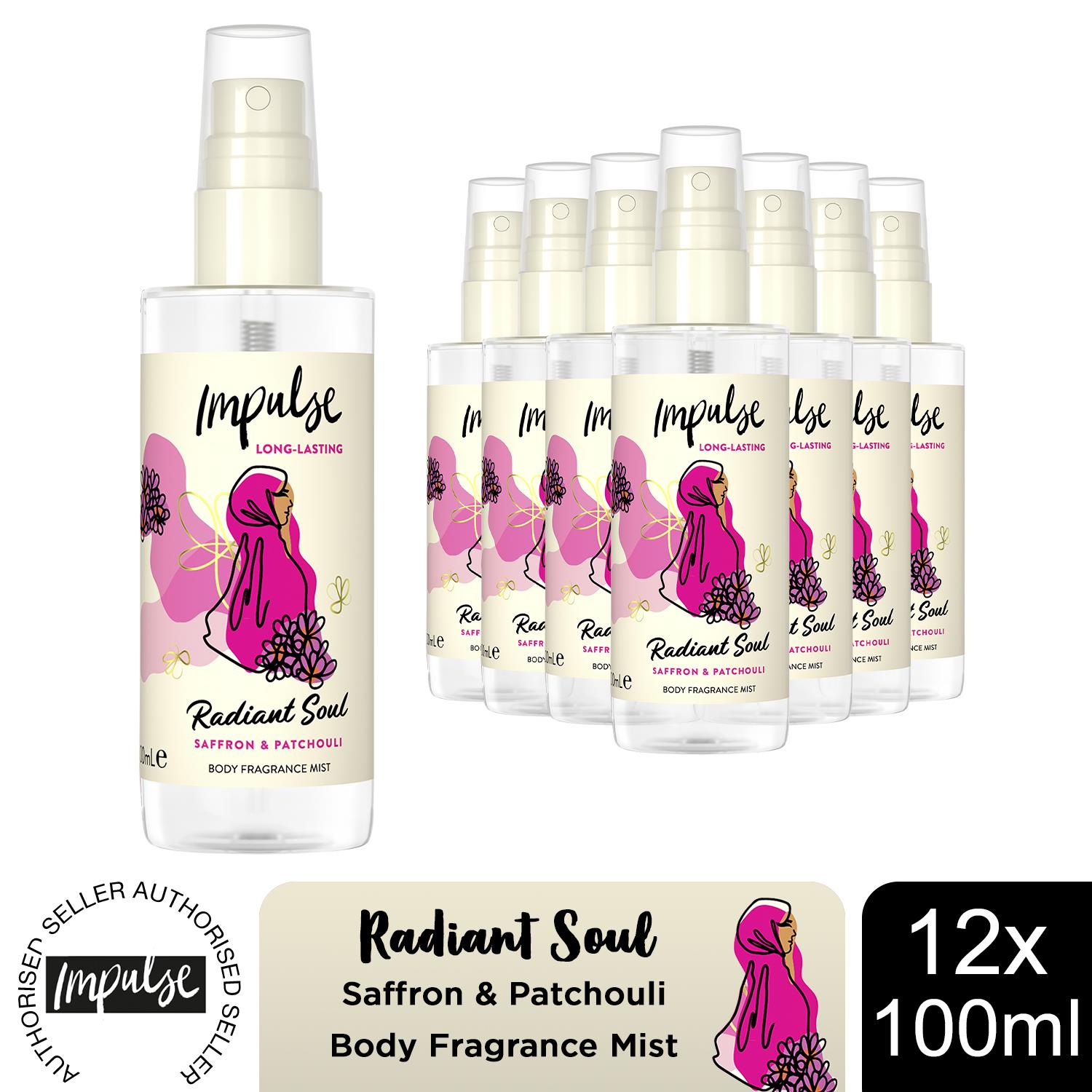 Impulse Body Mist with Long Lasting Fresh Fragrance Range for Women 12 Pk,100ml - Picture 37 of 61