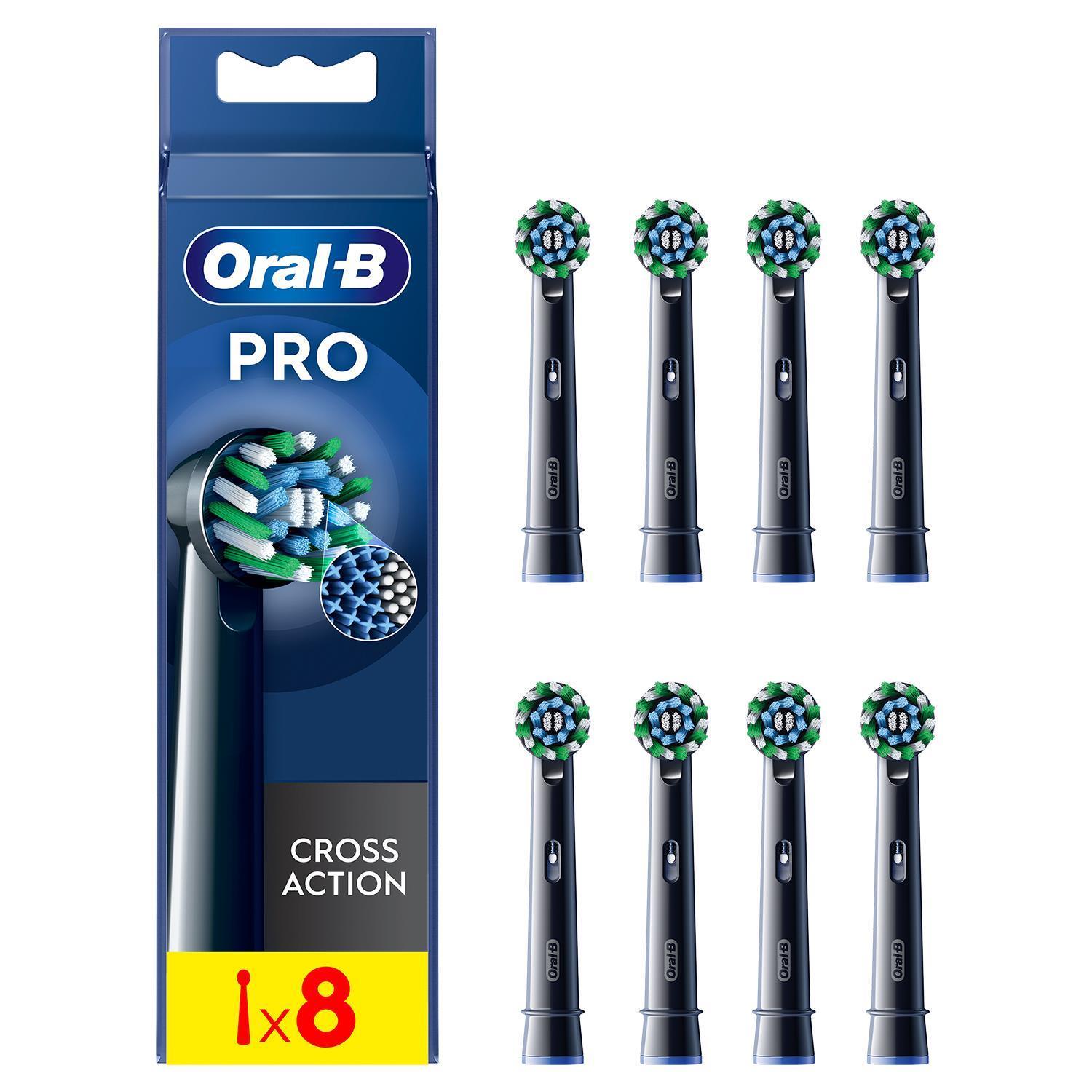 Oral-B Pro 1 Cross-Action Elektrische Zahnbürste Pink 3 Modi mit 8x Nachfüllköpfen - Bild 30 von 65