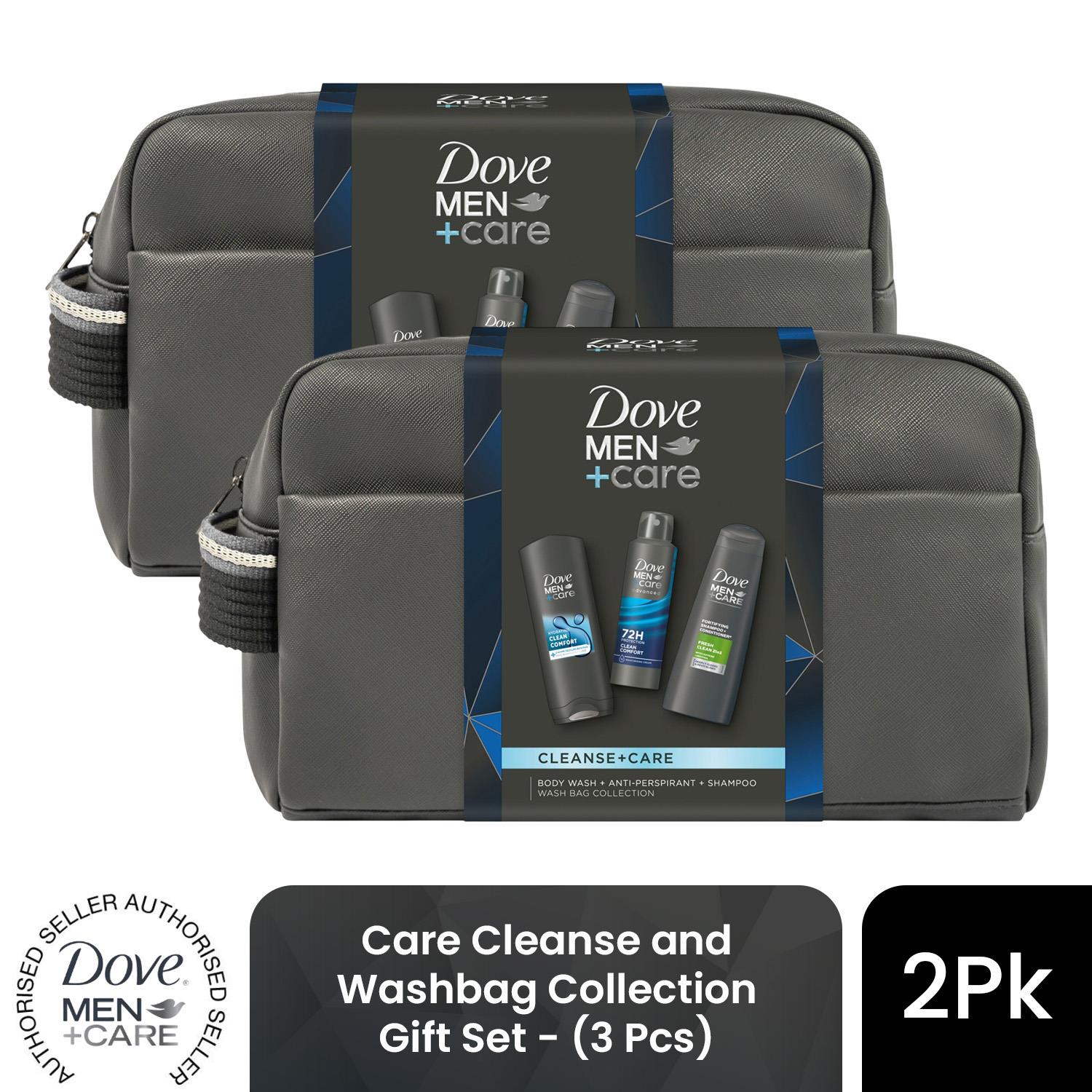 Dove Men+Care (Pack Of 1) Cleanse+Care Washbag Gift Set 3 Piece, Choose Your Pack 1,2,3 Or 4 - Image 9