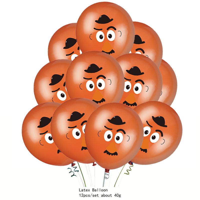 Globos Potdemiel Toy Story - Decoraciones de fiesta de látex de 12 pulgadas - Juego de 12 piezas - Imagen 5 de 10